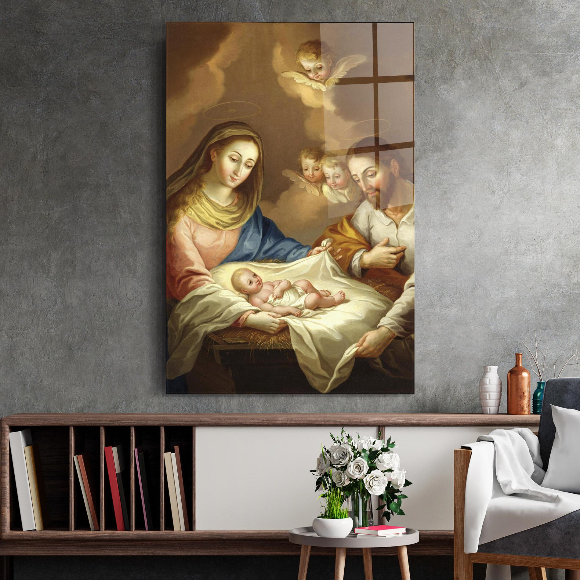 Tablou Sticla Devine Reflection mockup 2