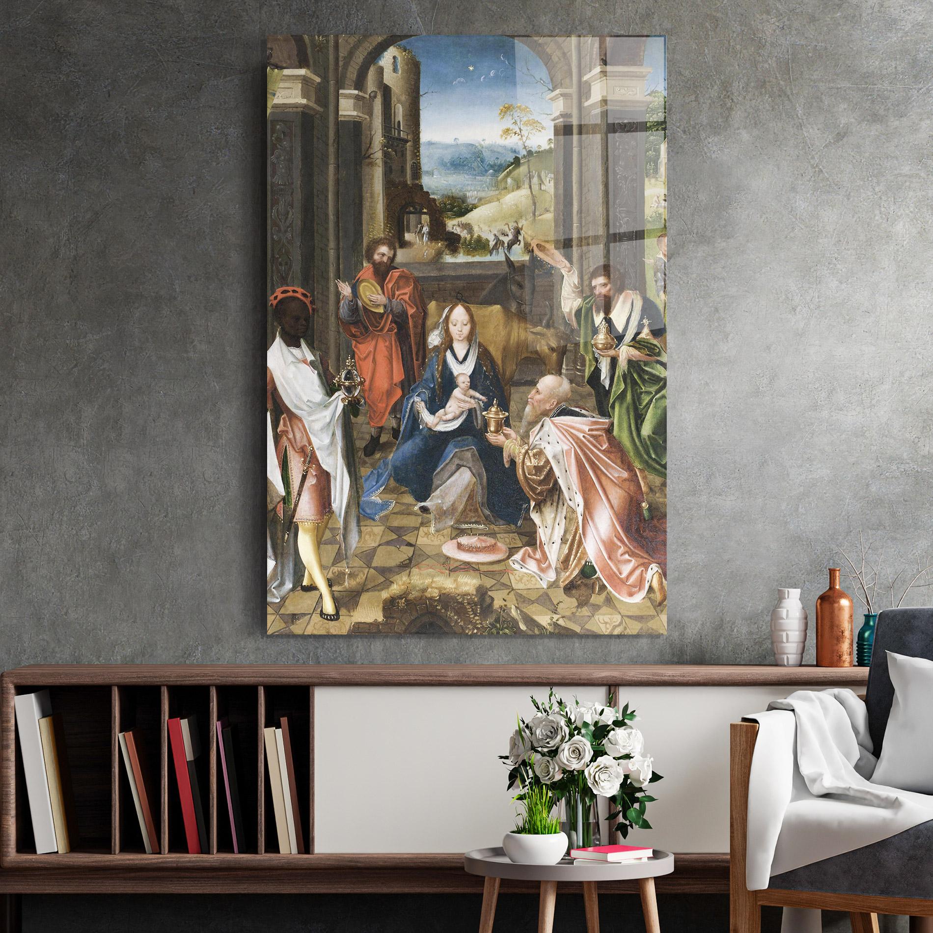 Tablou Sticla Merciful Miracle mockup 2