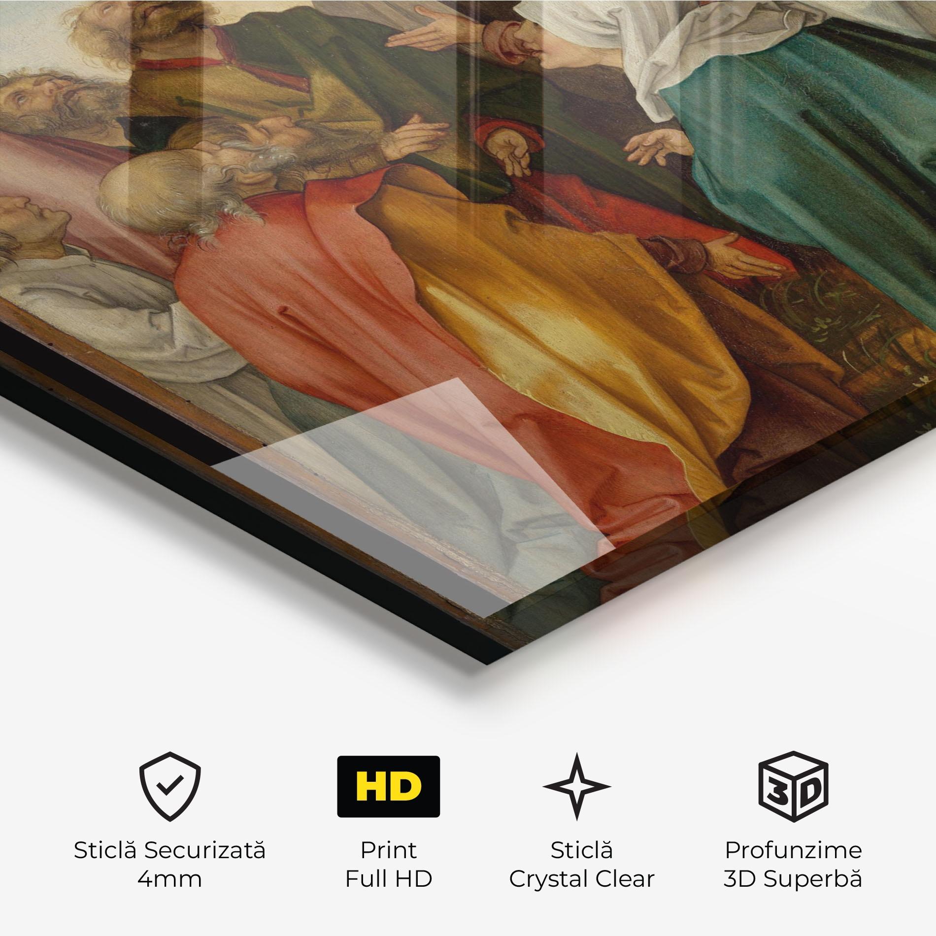 Tablou Sticla Falling From Sky mockup 3