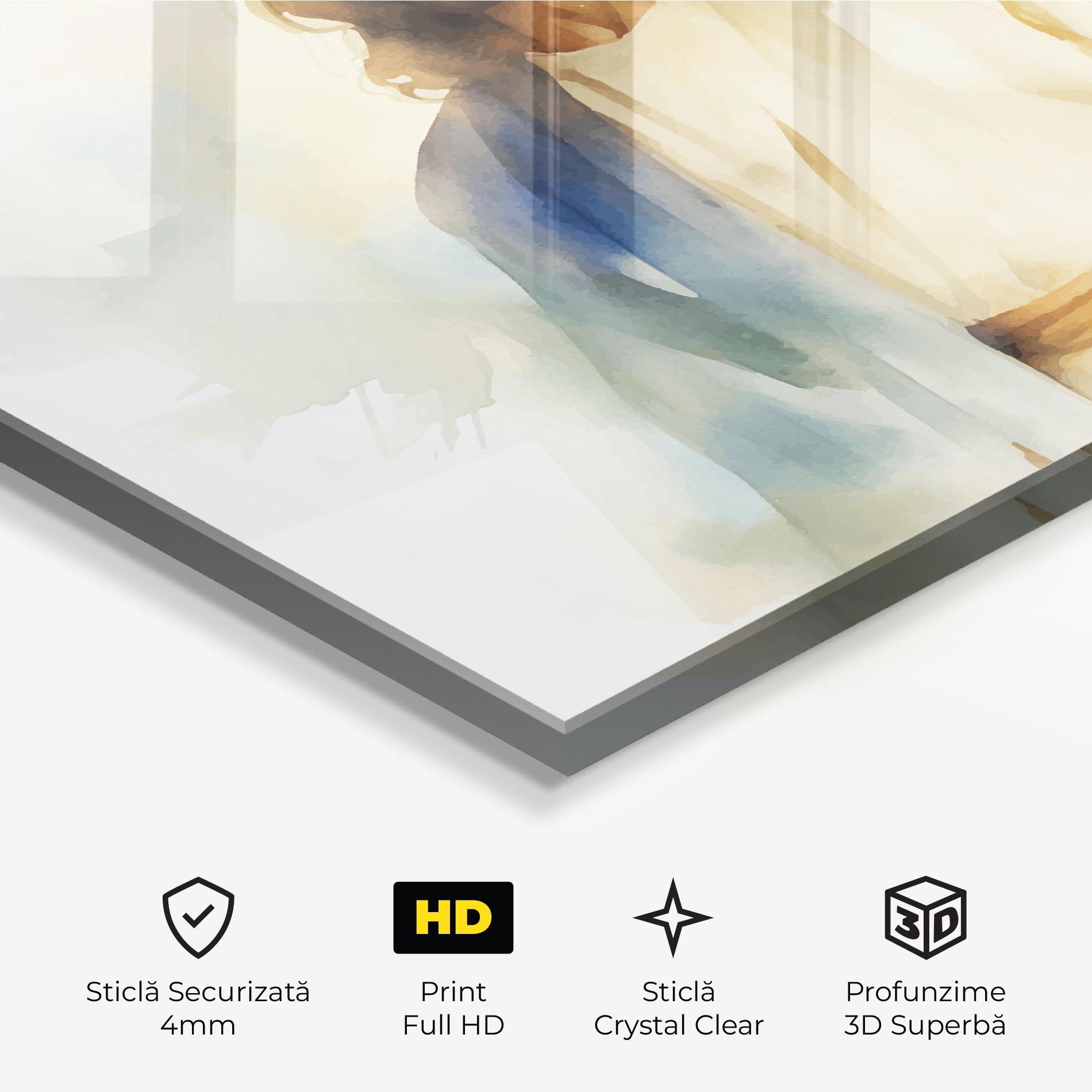Tablou Sticla Jesus Light Art mockup 3