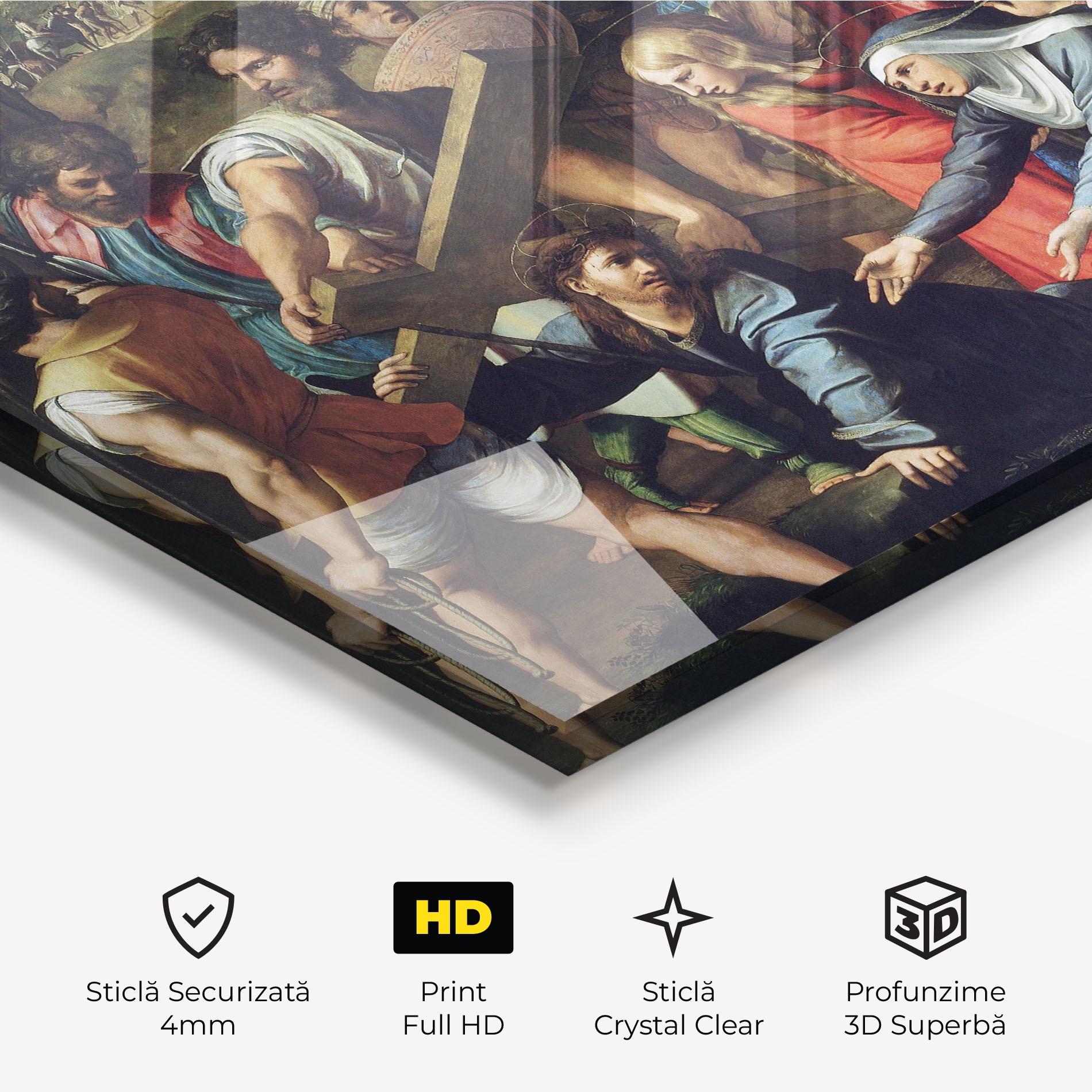 Tablou Sticla Taking The Cross mockup 3