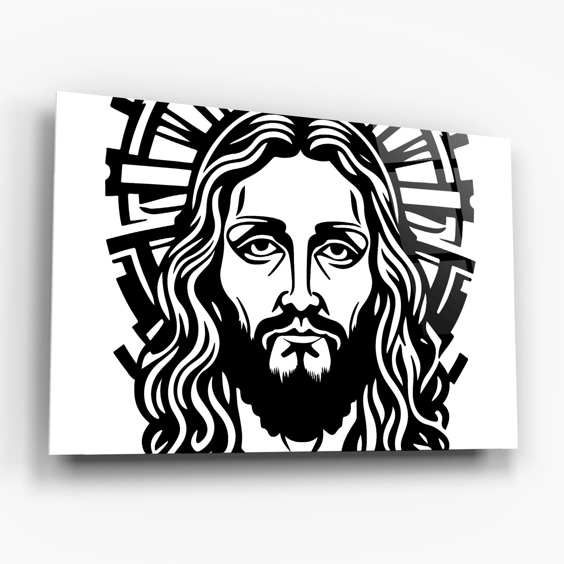 Black Line Jesus mockup 6