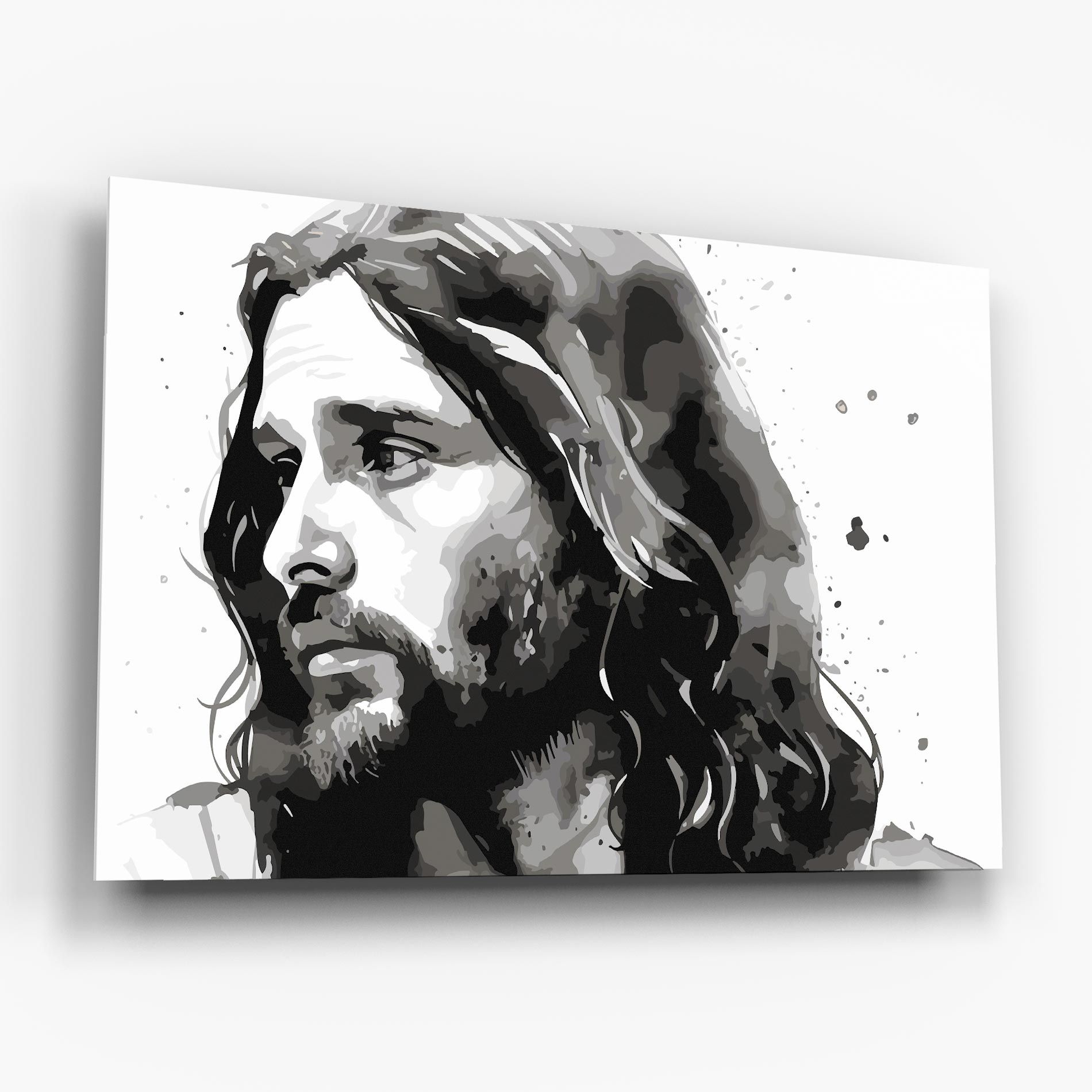 Jesus Watercolor mockup 6