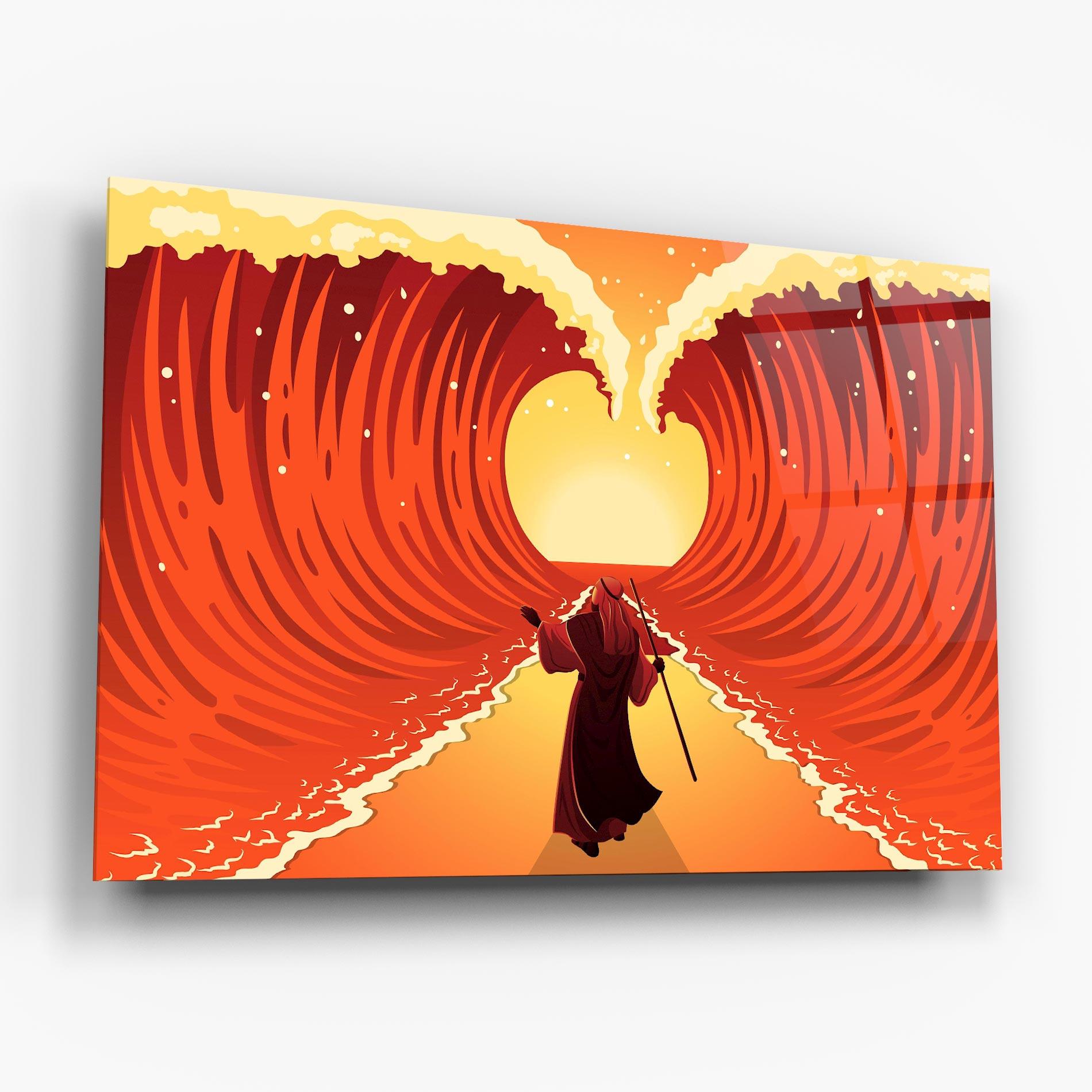 Tablou Sticla Moses mockup 6