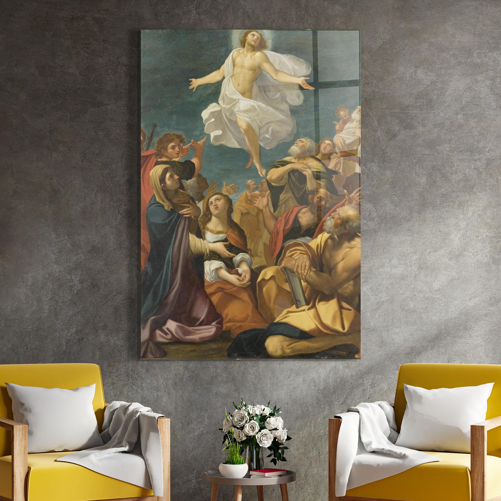 Tablou Sticla Flying Divine Art mockup 4