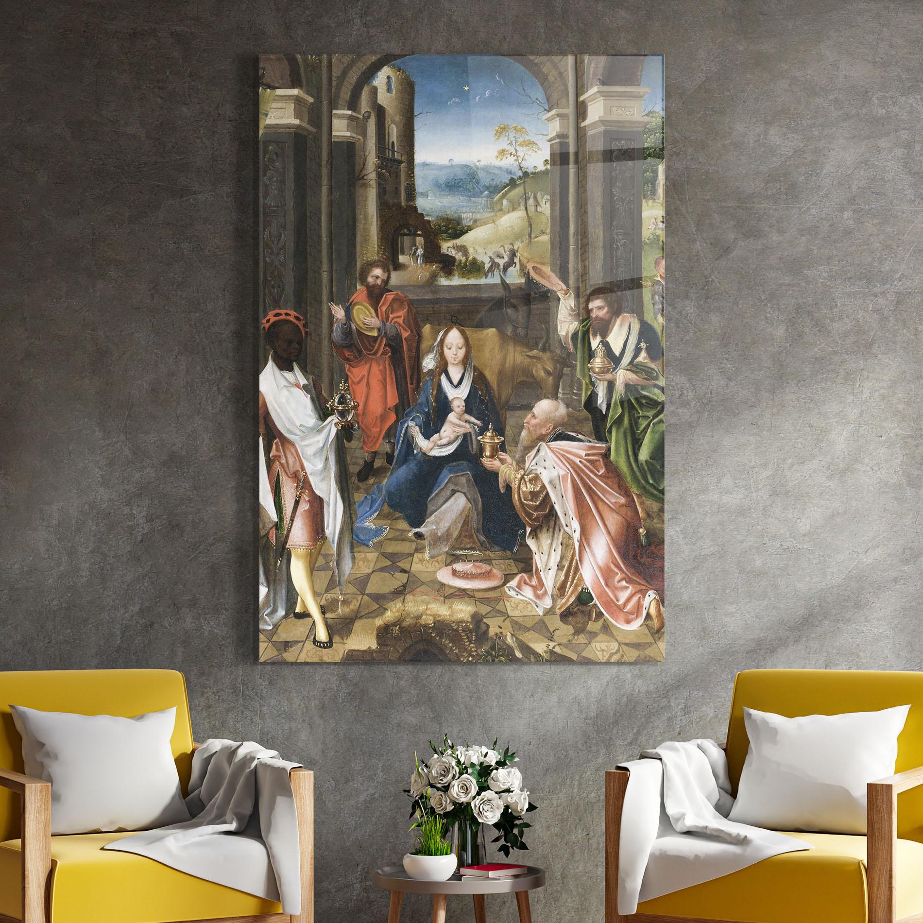 Tablou Sticla Merciful Miracle mockup 4