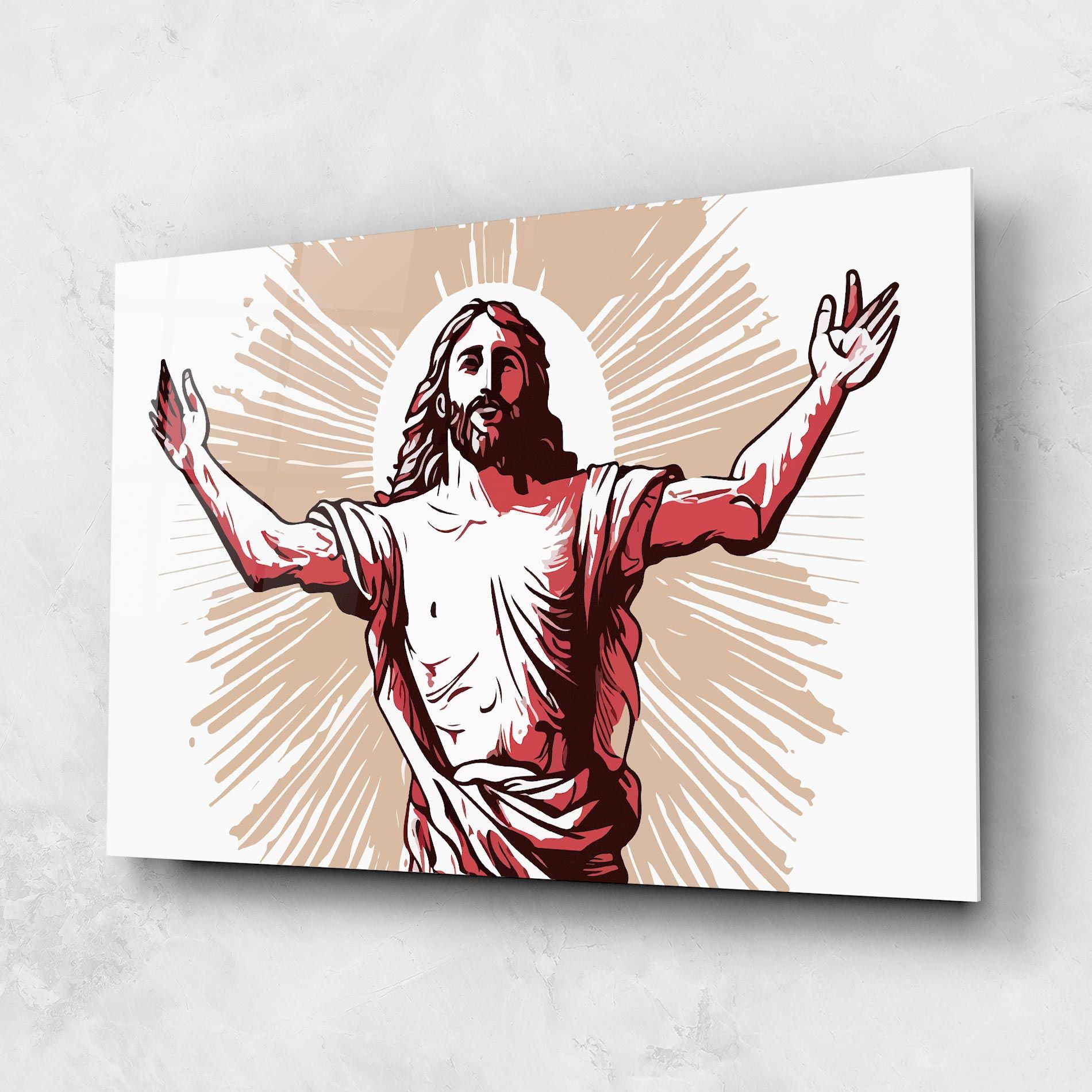 Artistic Jesus mockup 1