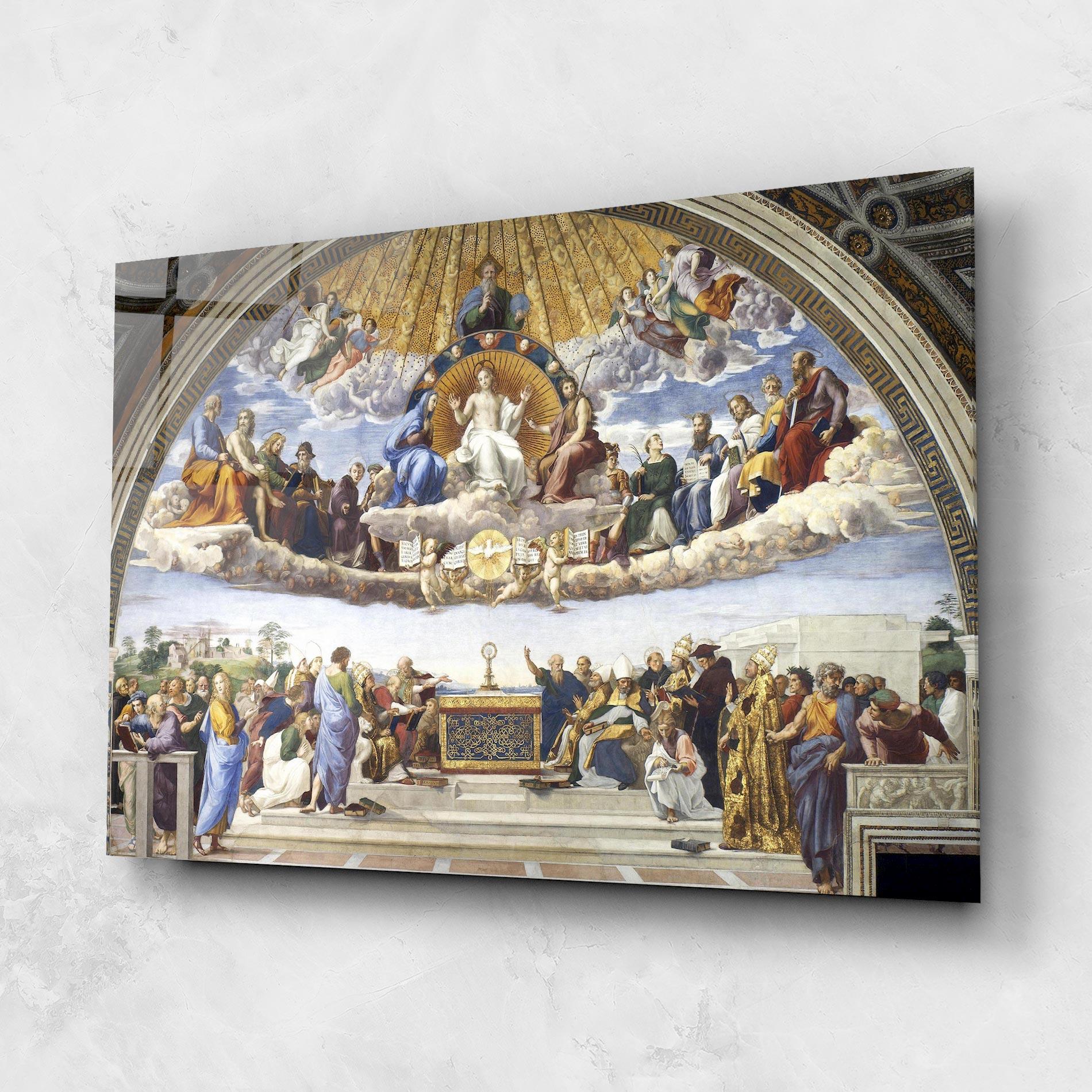 Tablou Sticla Holy Light mockup 1