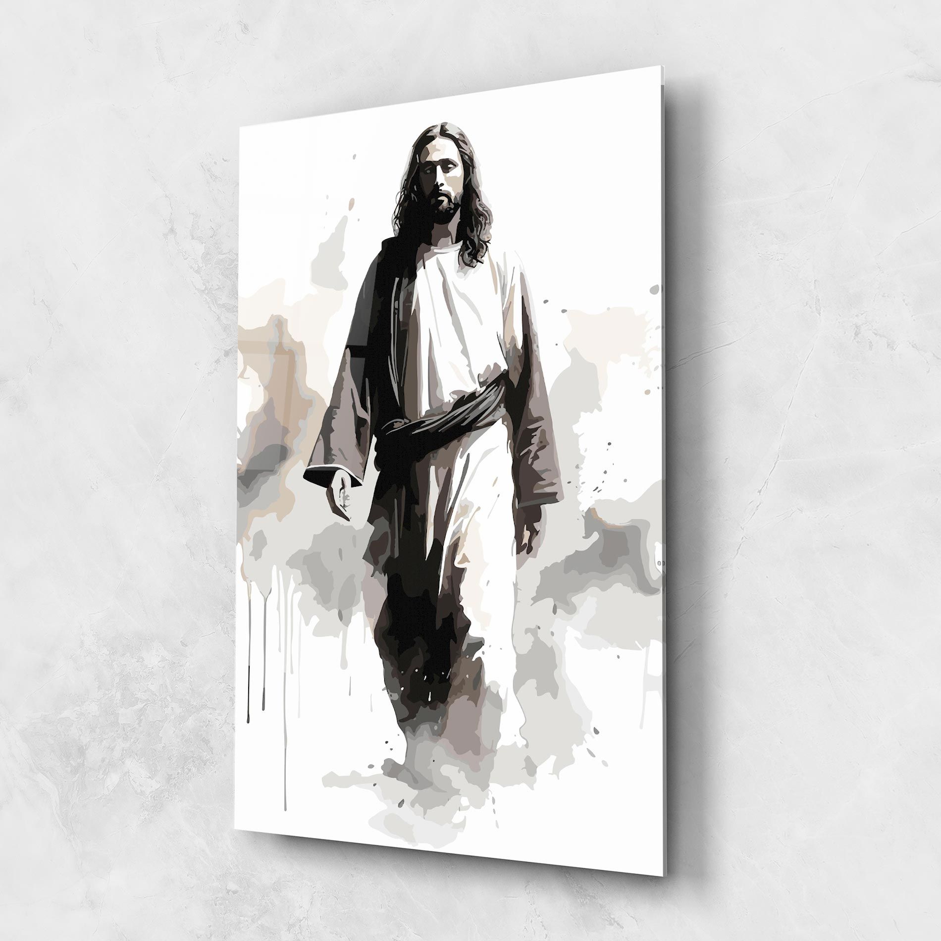 Watercolor Jesus mockup 1