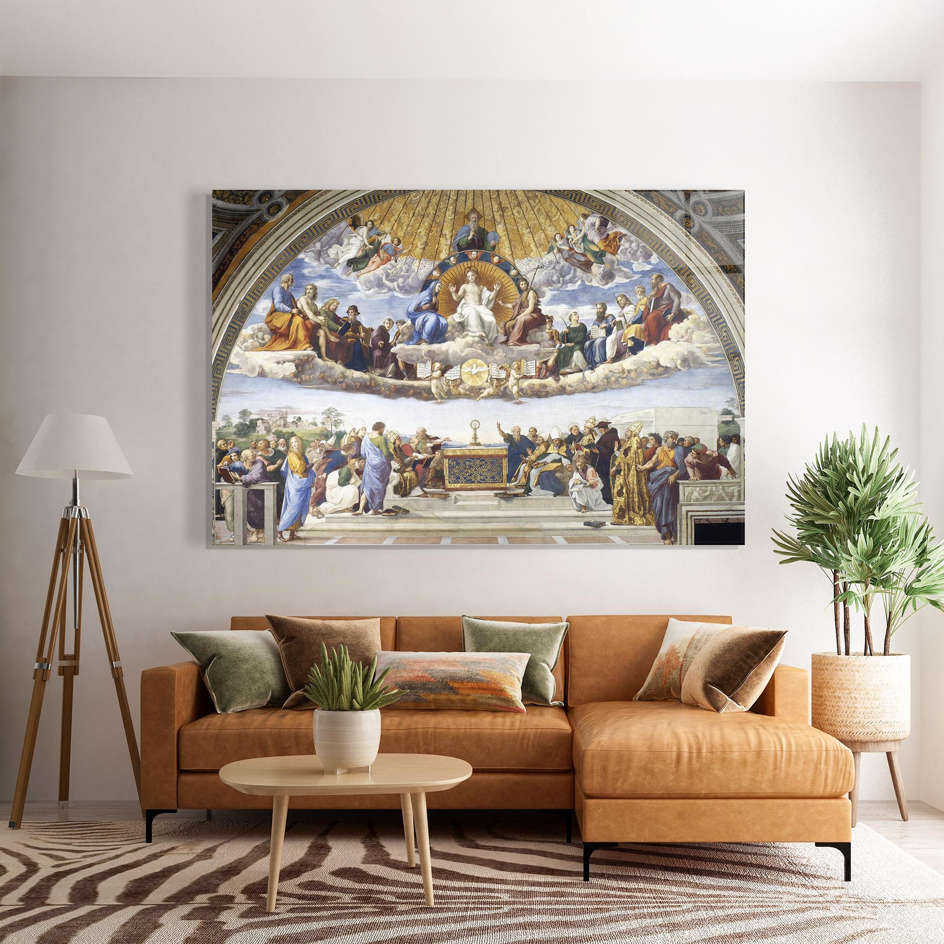 Tablou Sticla Holy Light mockup 7