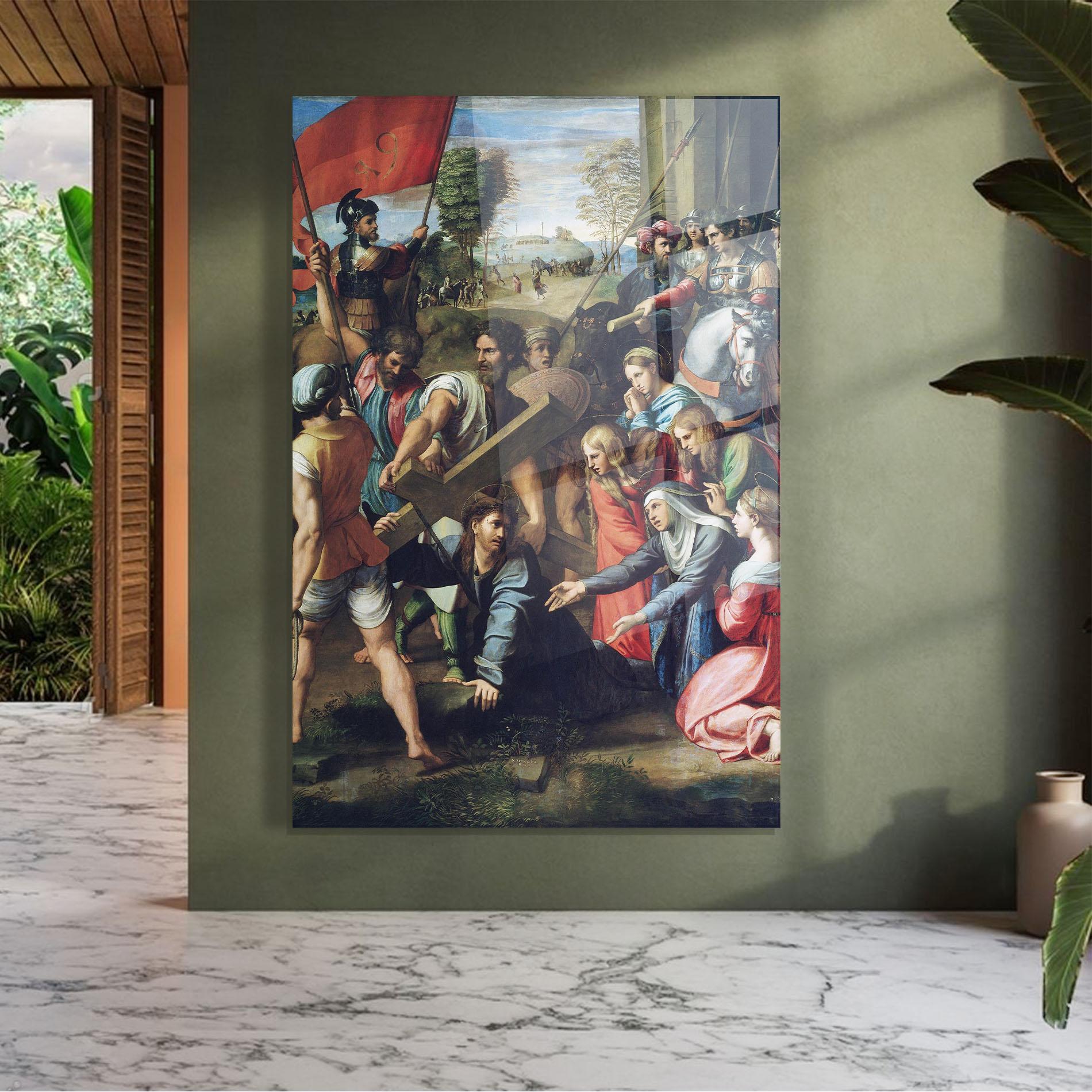 Tablou Sticla Taking The Cross mockup 7