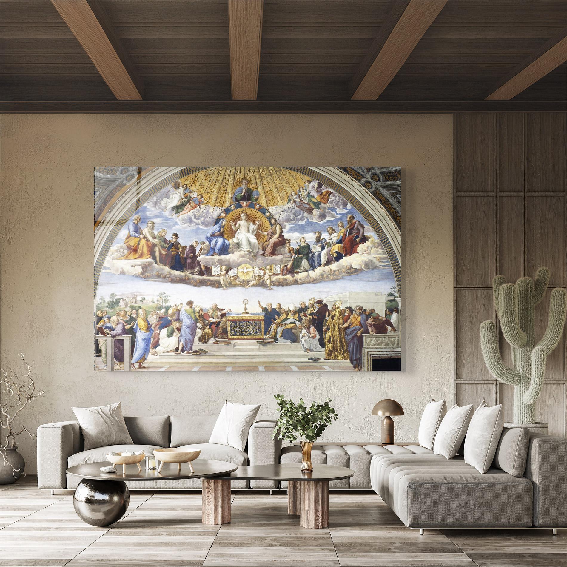 Tablou Sticla Holy Light mockup 8