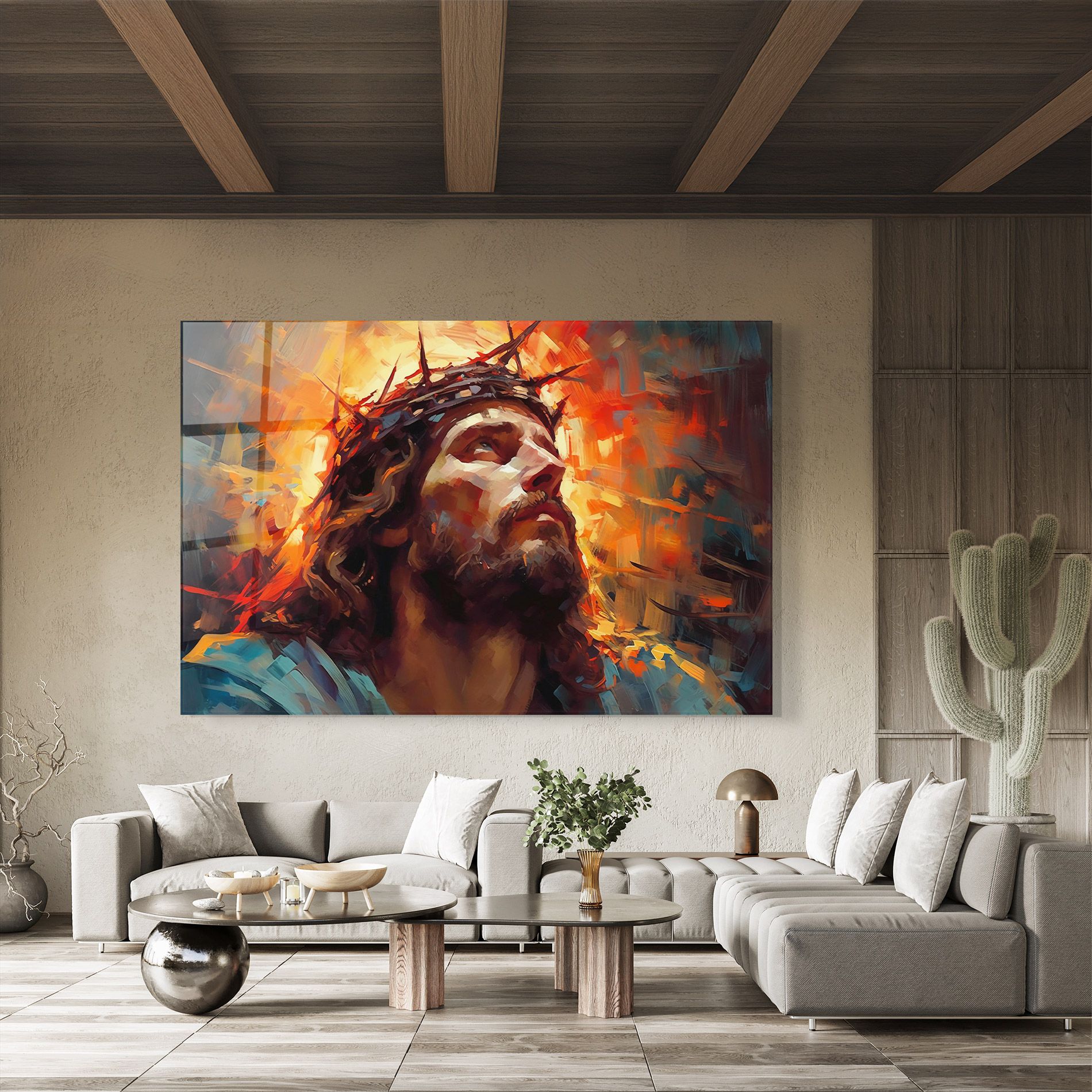 Jesus Crown Light mockup 8