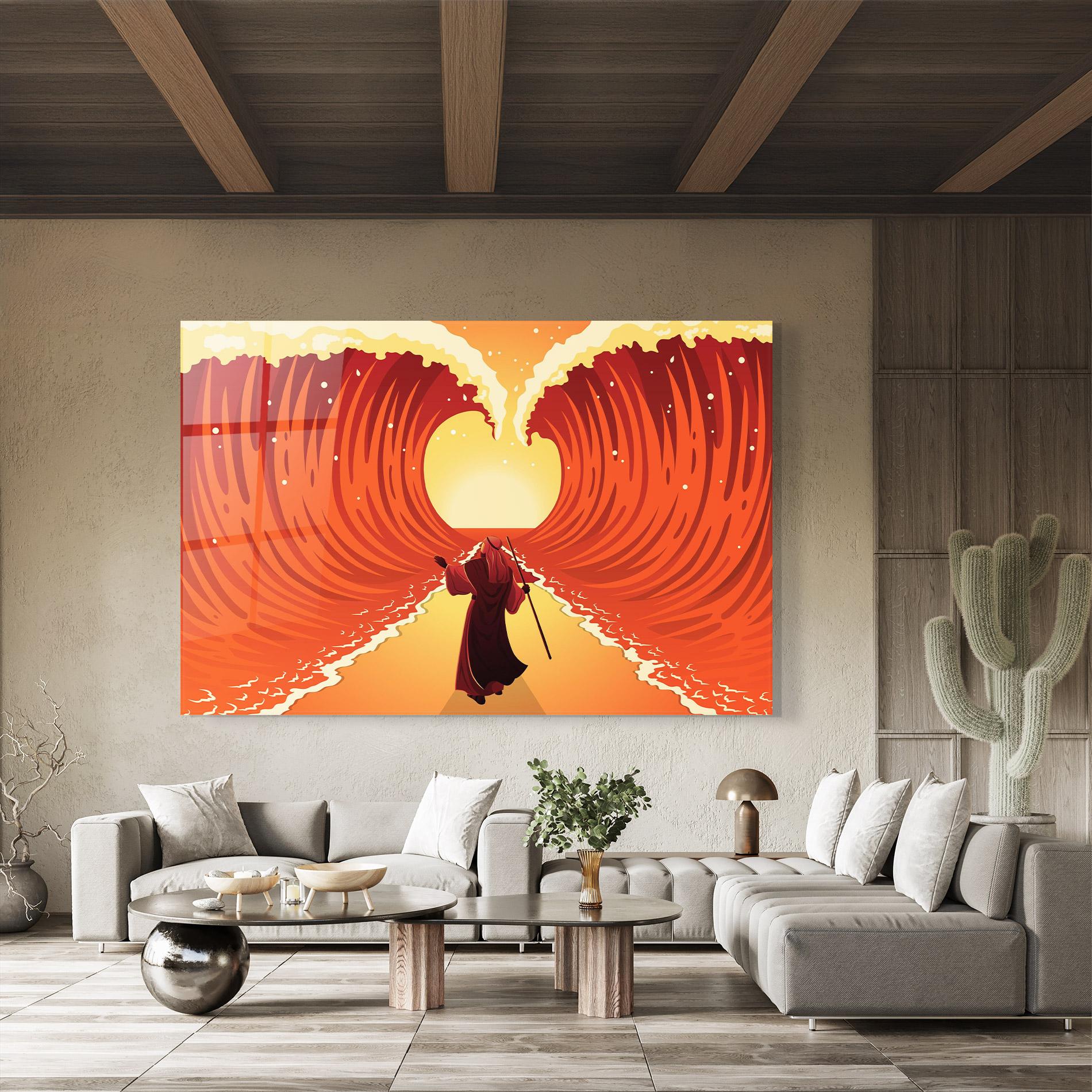 Tablou Sticla Moses mockup 8