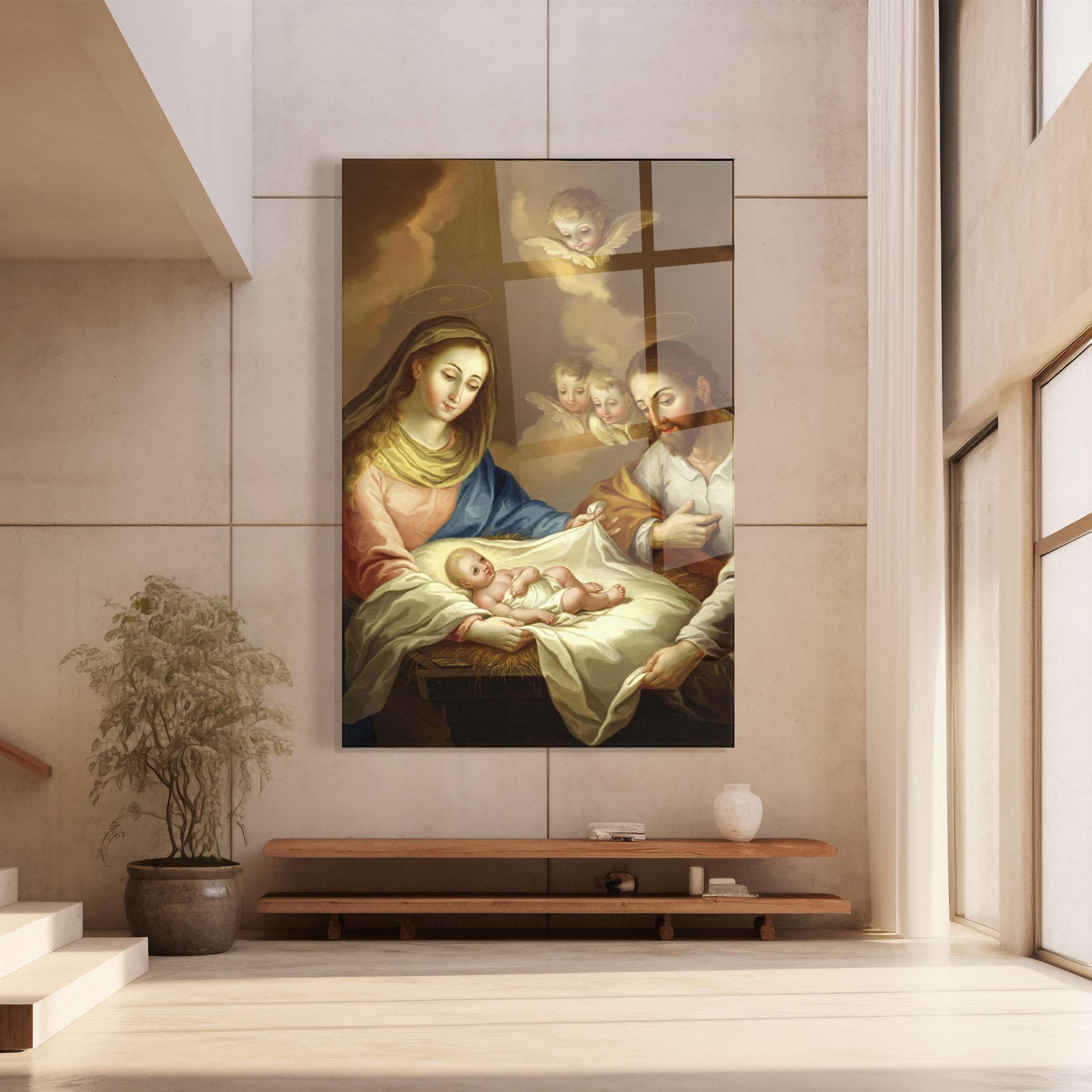 Tablou Sticla Devine Reflection mockup 8