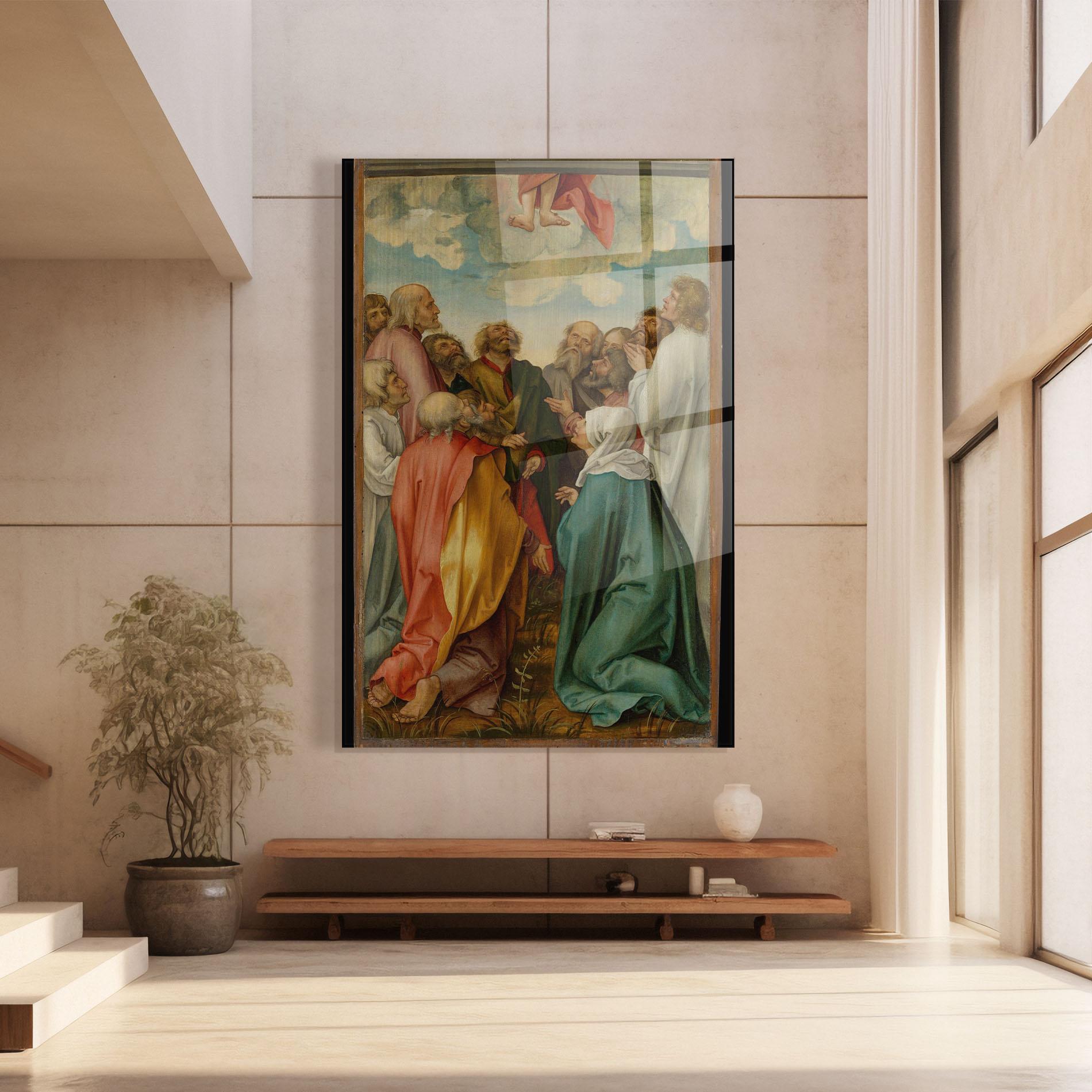 Tablou Sticla Falling From Sky mockup 8