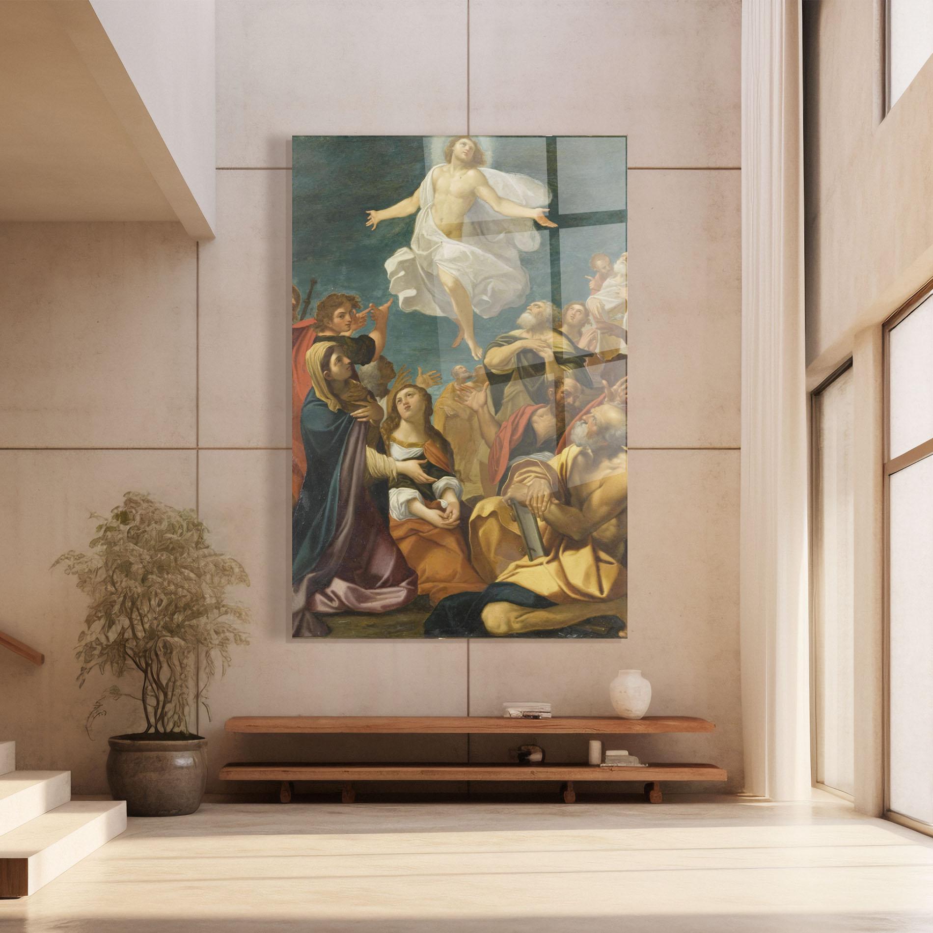 Tablou Sticla Flying Divine Art mockup 8