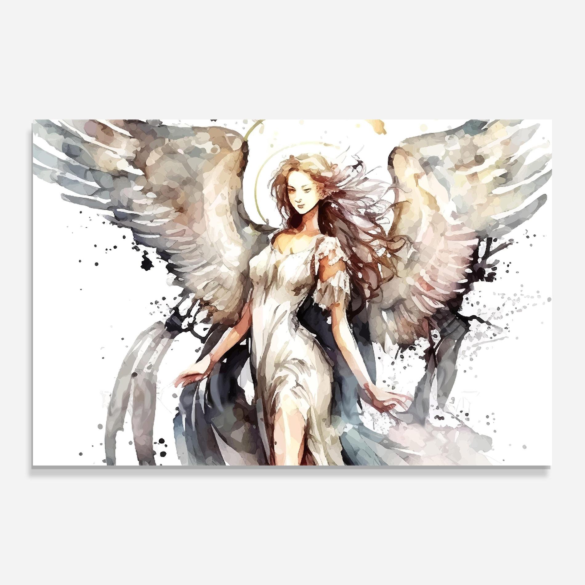 Tablou Sticla Angel Lady mockup 0