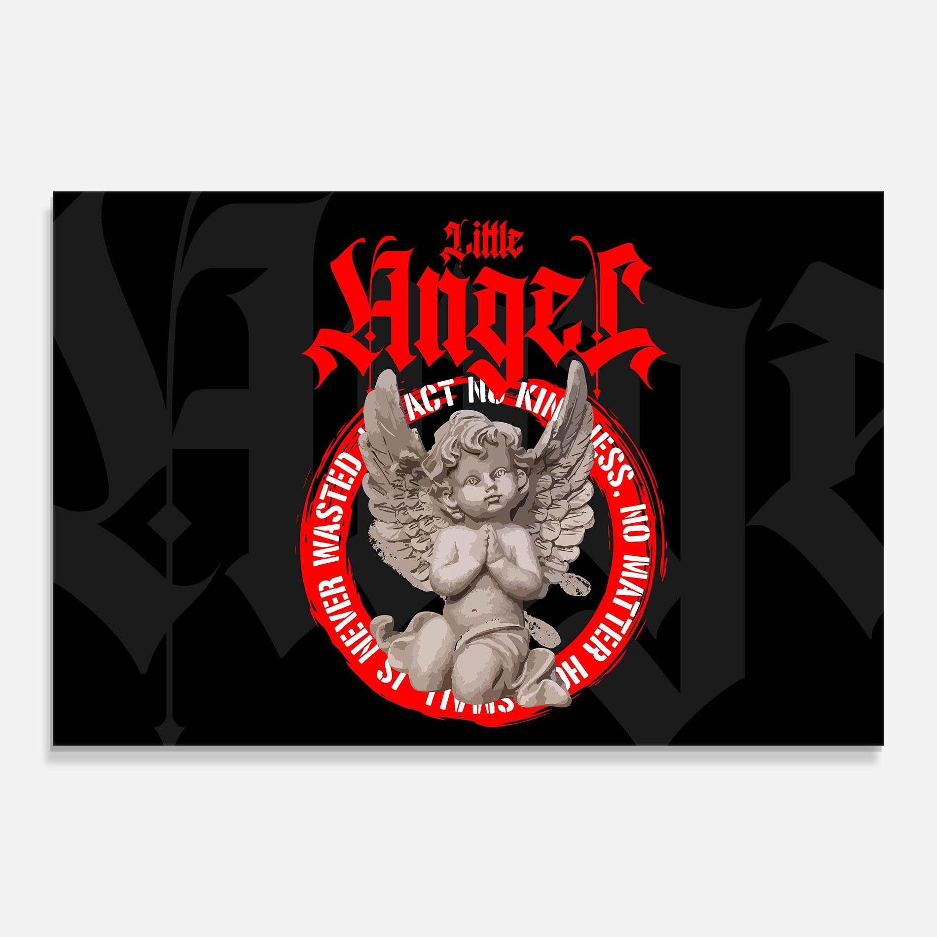 Tablou Sticla Little Angel mockup 0