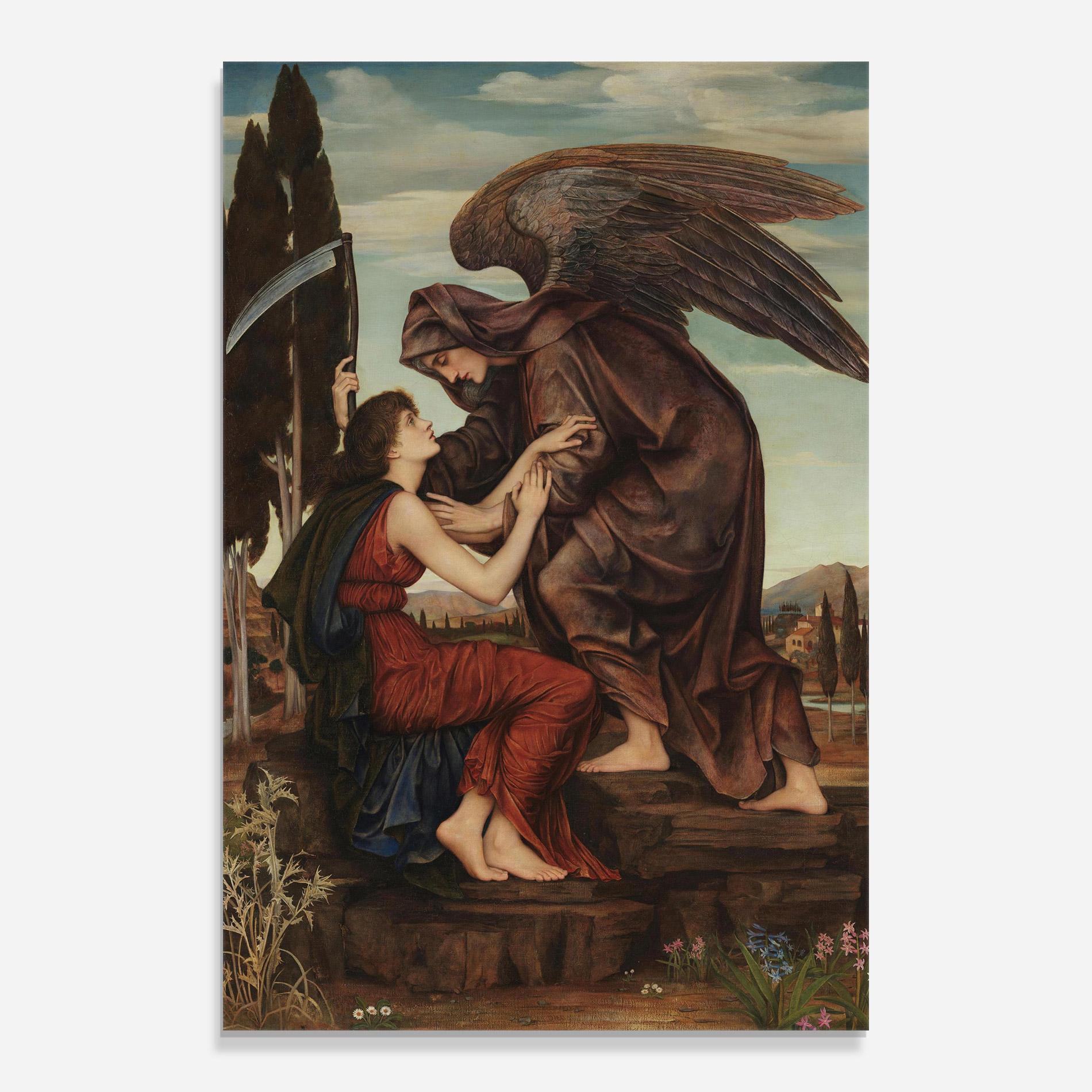 Tablou Sticla Angel Of Death mockup 0