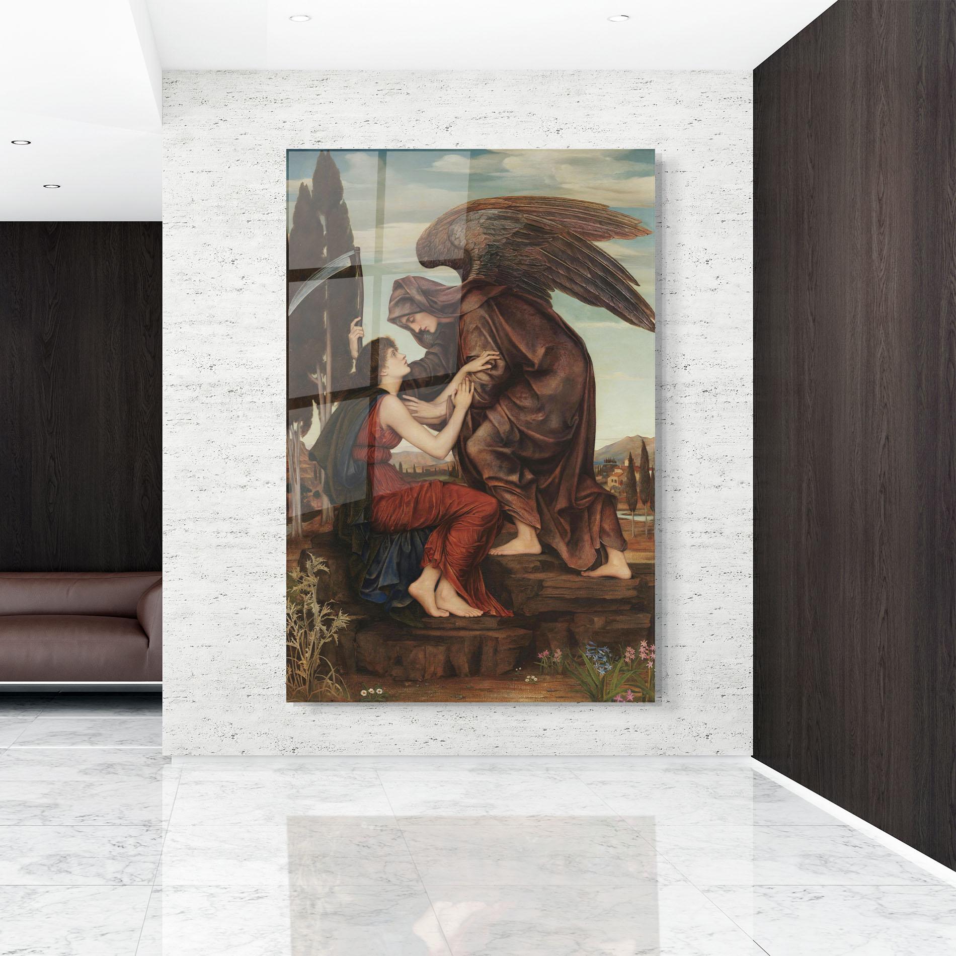 Tablou Sticla Angel Of Death mockup 9