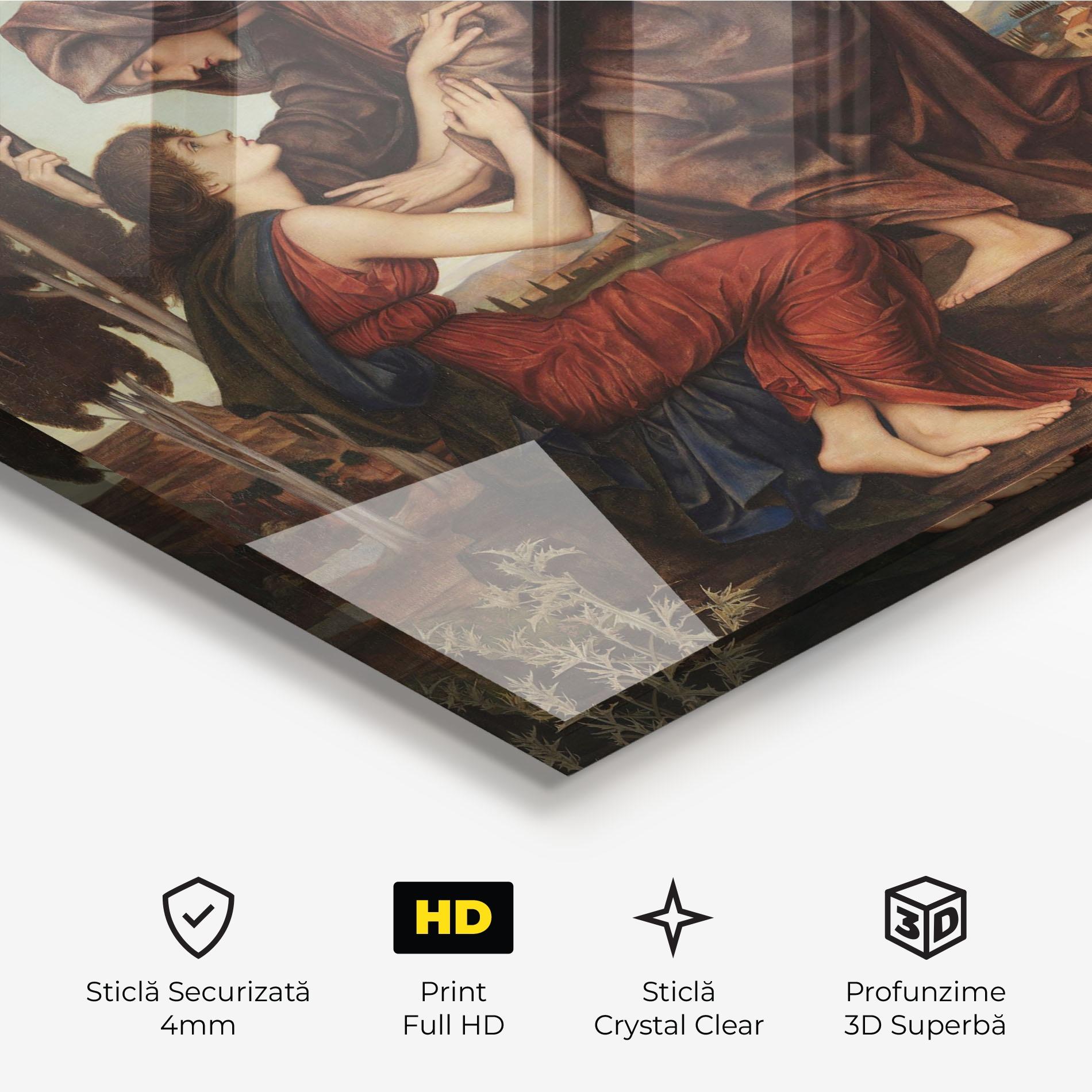 Tablou Sticla Angel Of Death mockup 3