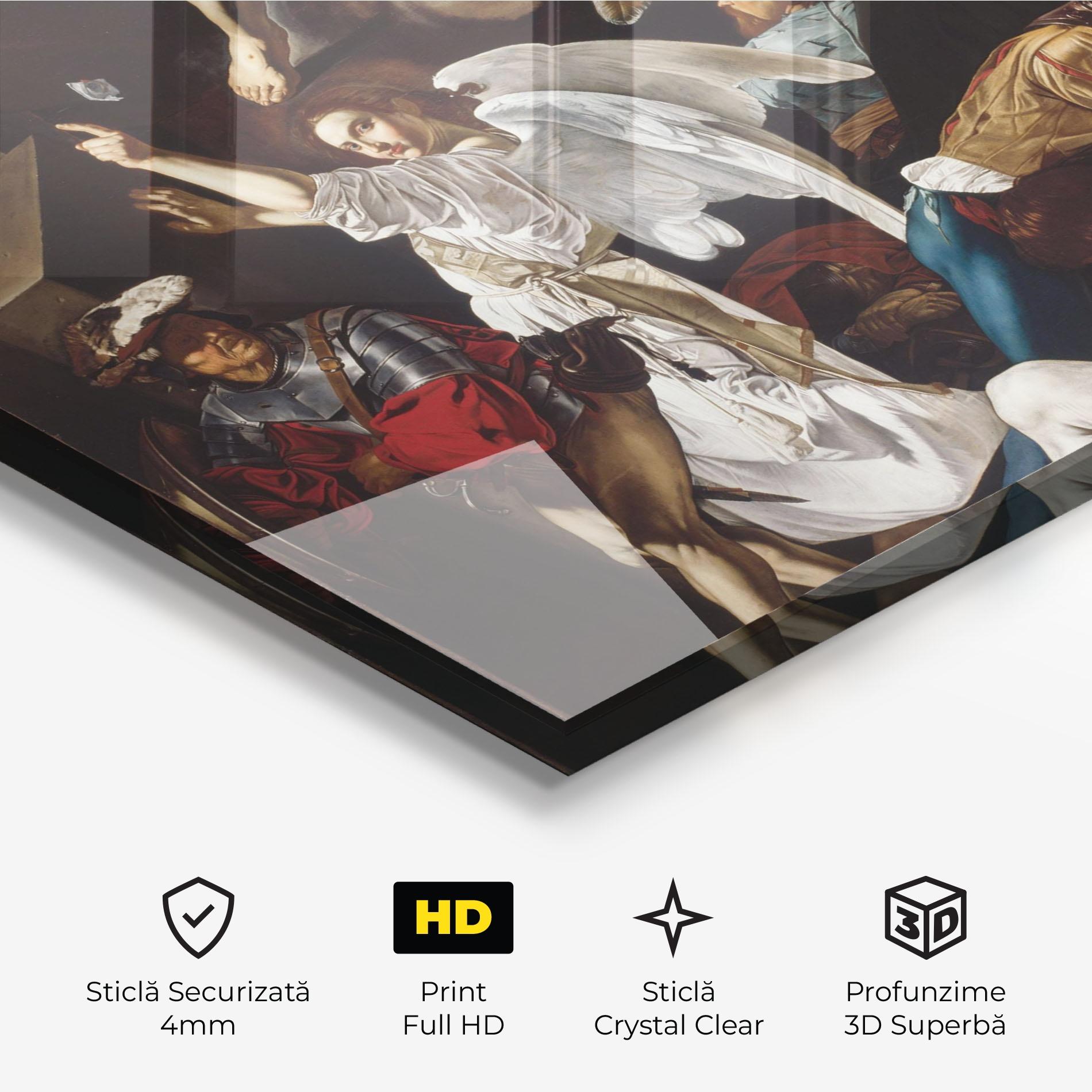 Tablou Sticla Angel Painting mockup 3