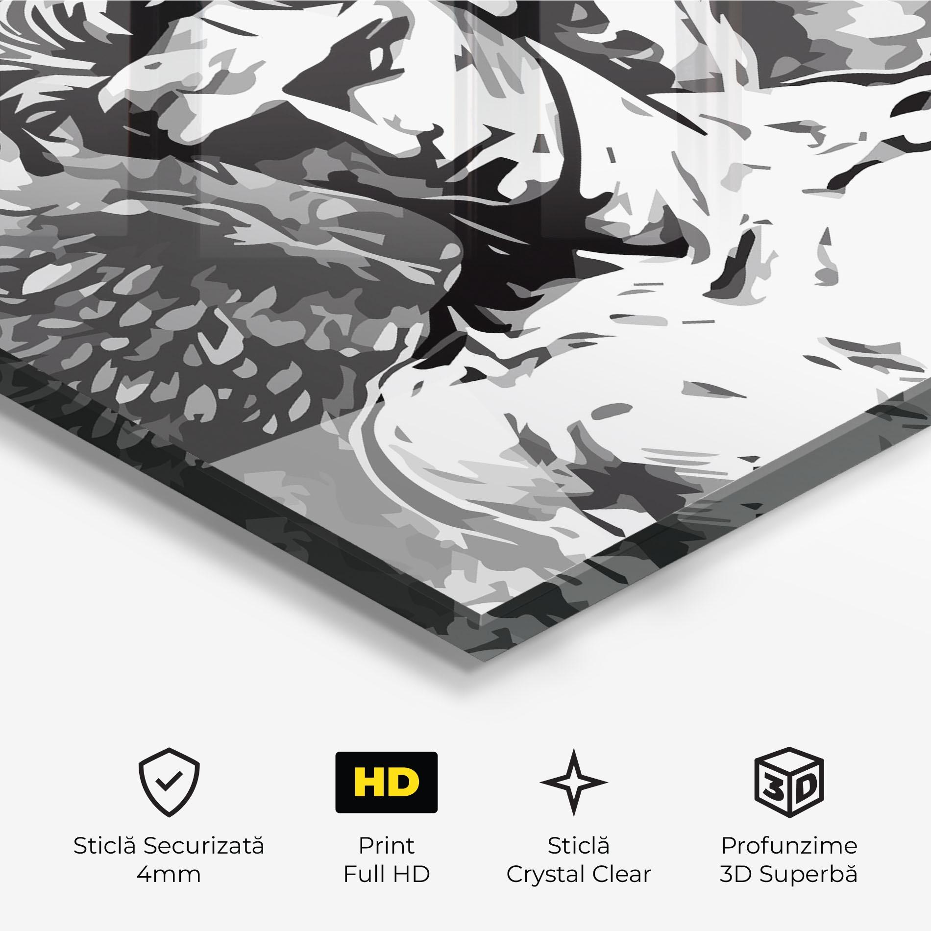 Tablou Sticla Beautiful Angel mockup 3