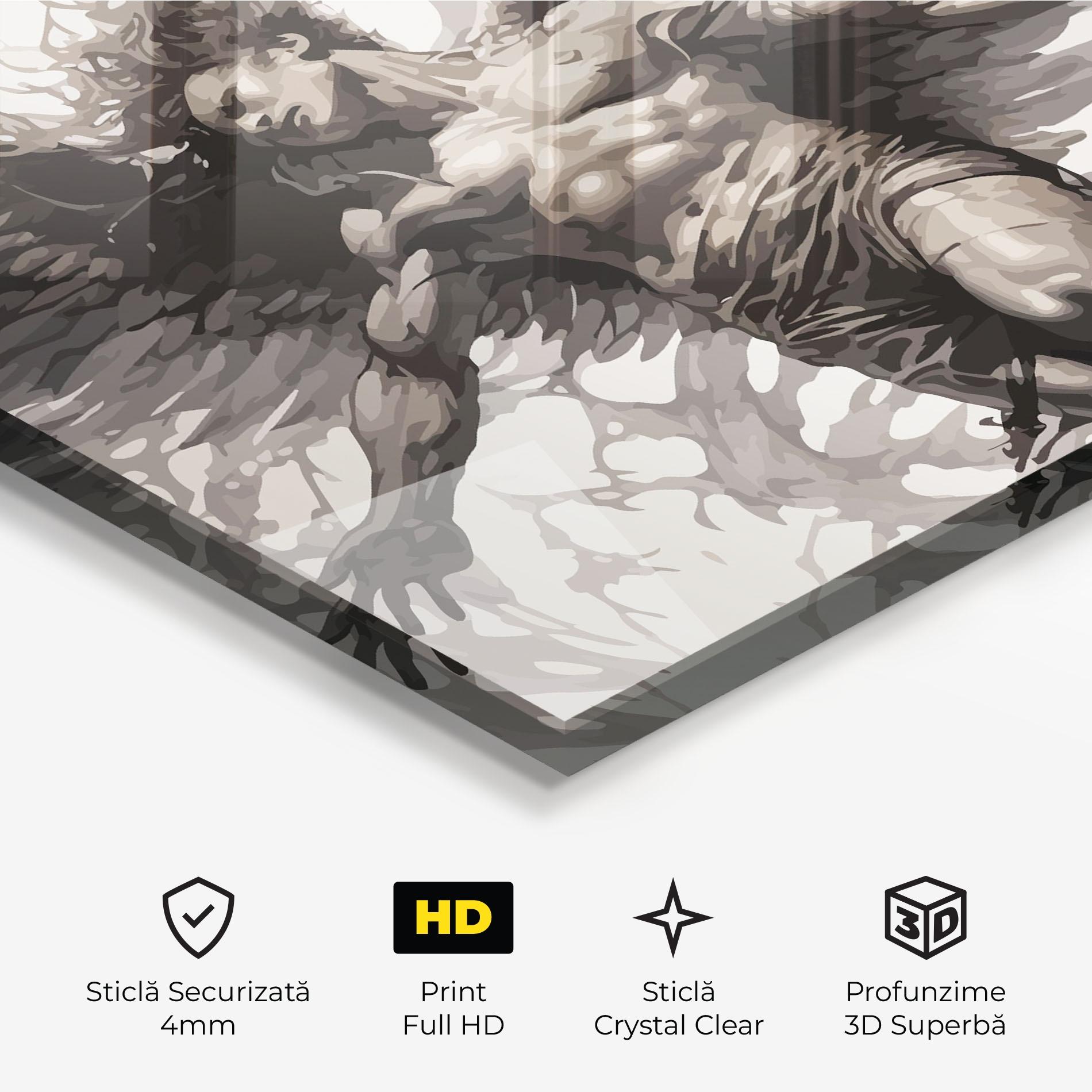 Tablou Sticla Falling Angel mockup 3