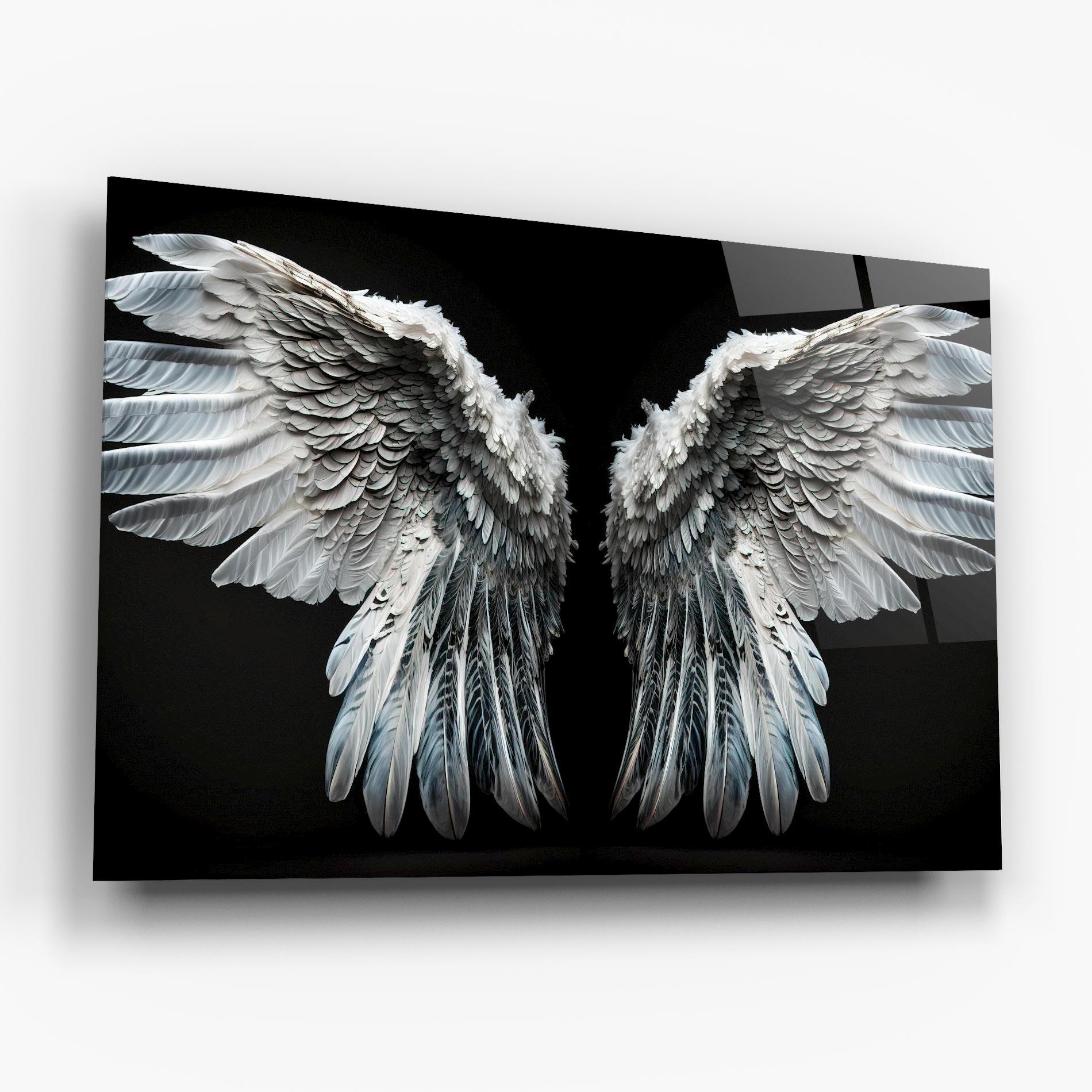 Tablou Sticla Big Angel Wings mockup 6