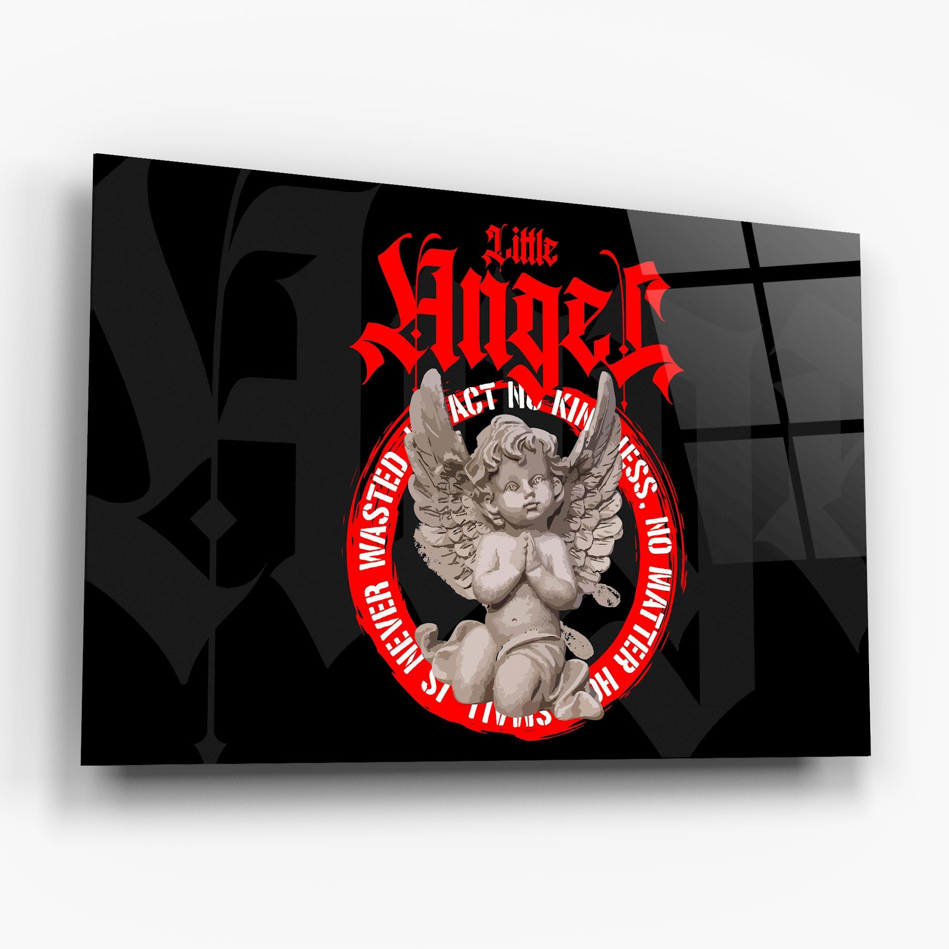 Tablou Sticla Little Angel mockup 6