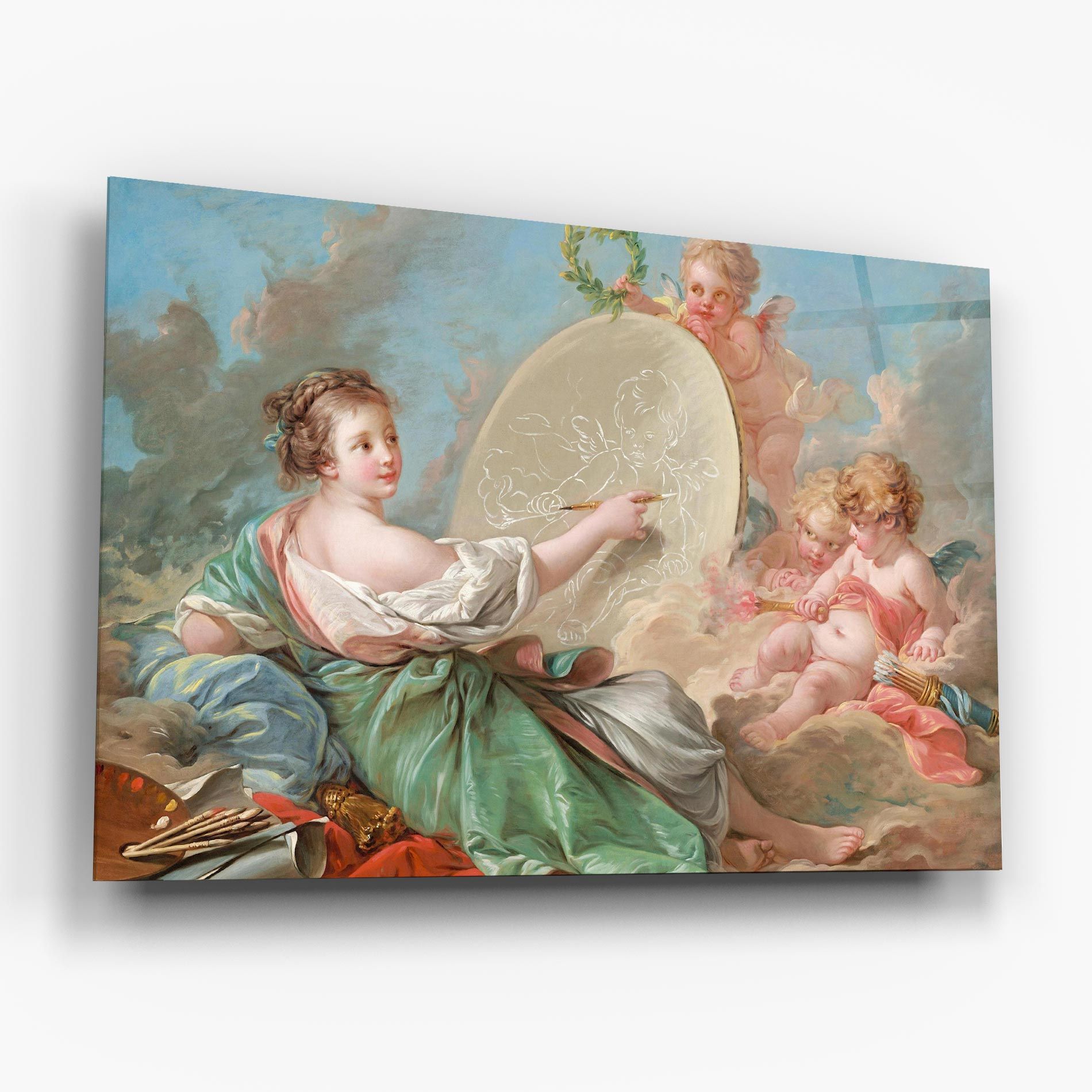 Painting Cute Angels mockup 6