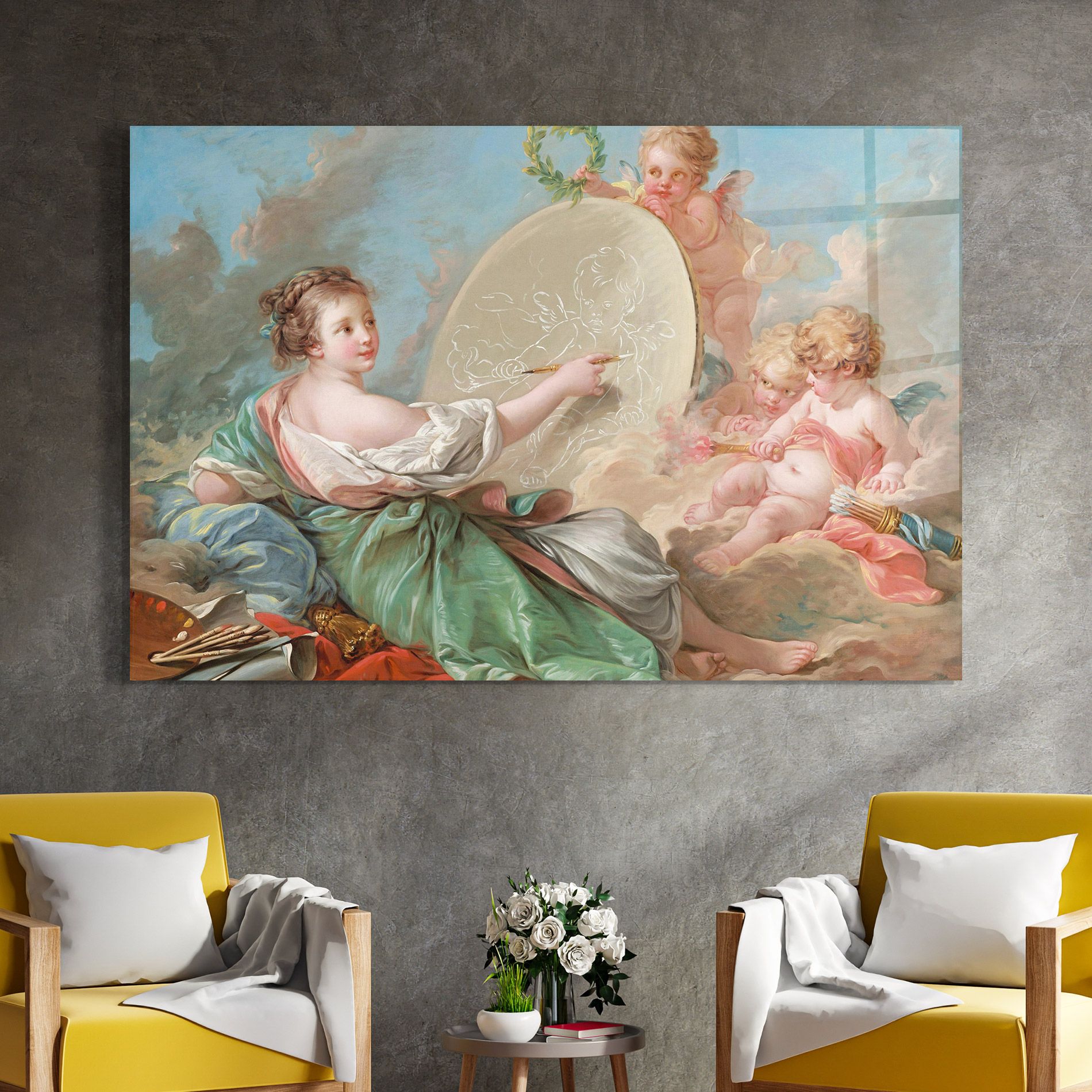 Painting Cute Angels mockup 4