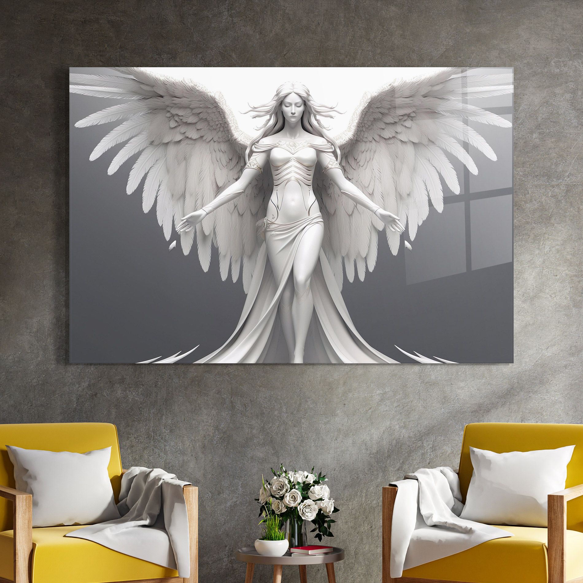 White Stone Woman mockup 4