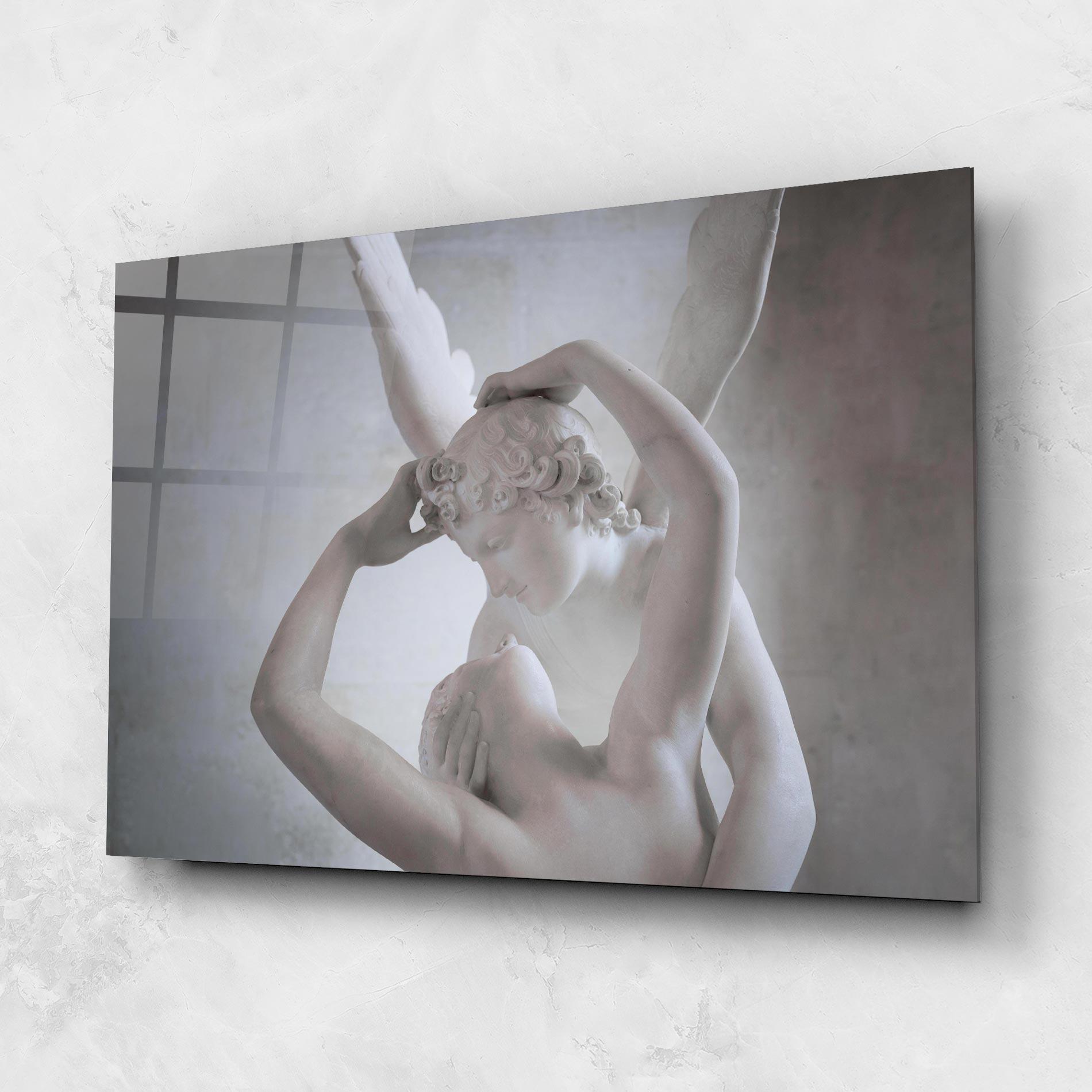 Tablou Sticla Angel Kiss mockup 1