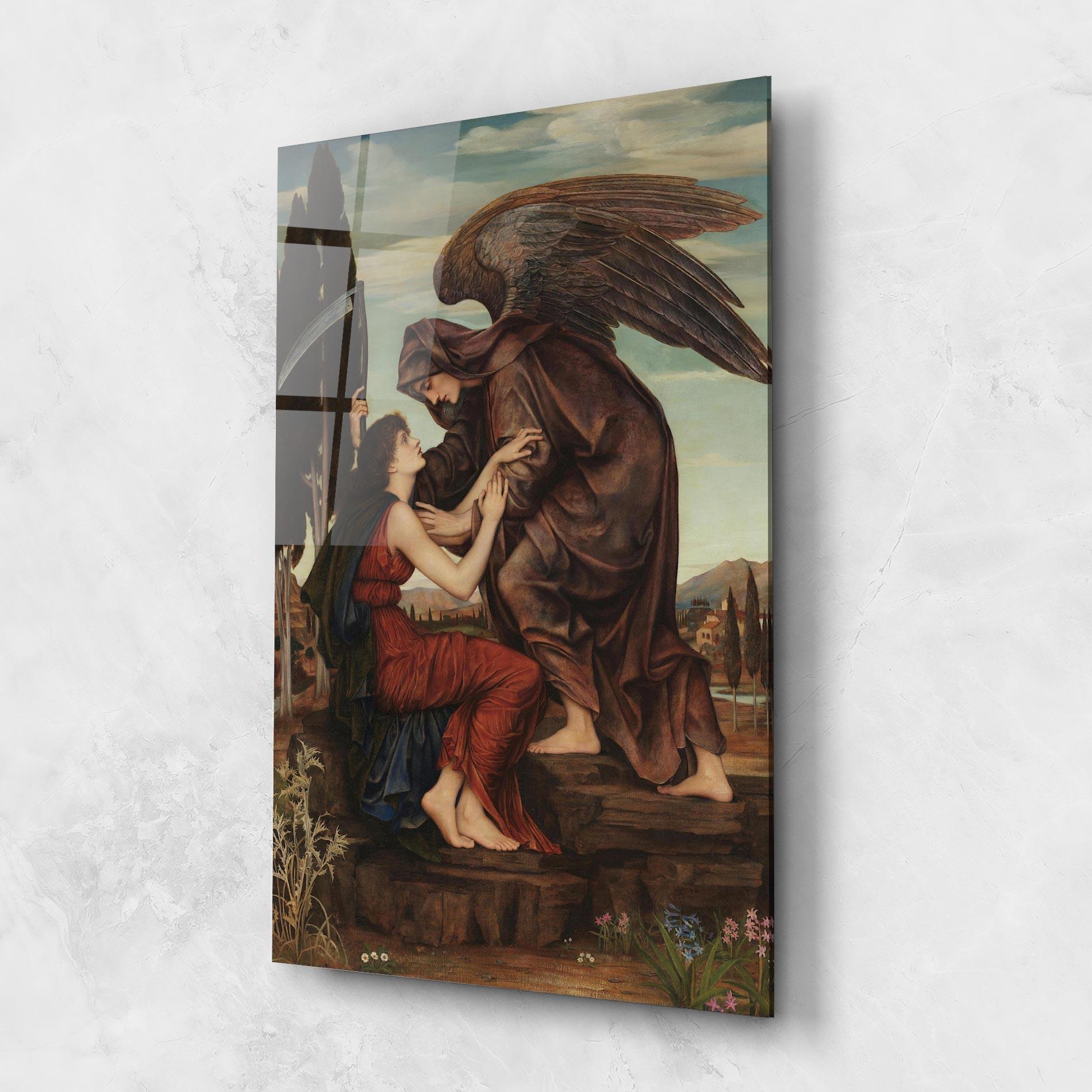 Tablou Sticla Angel Of Death mockup 1