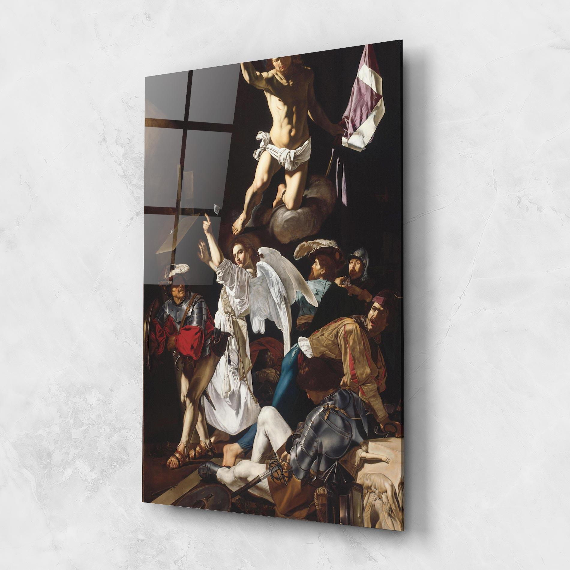 Tablou Sticla Angel Painting mockup 1