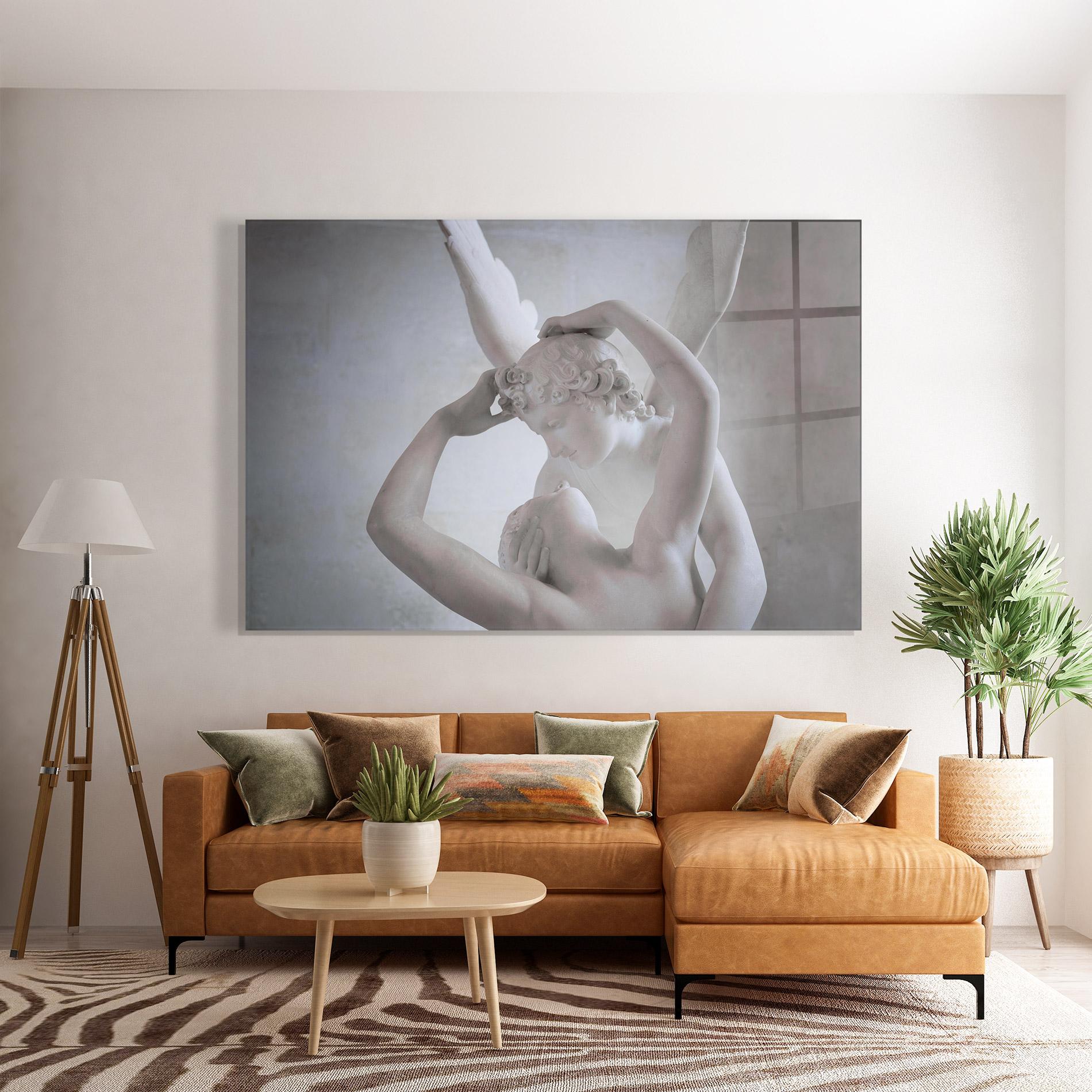 Tablou Sticla Angel Kiss mockup 7
