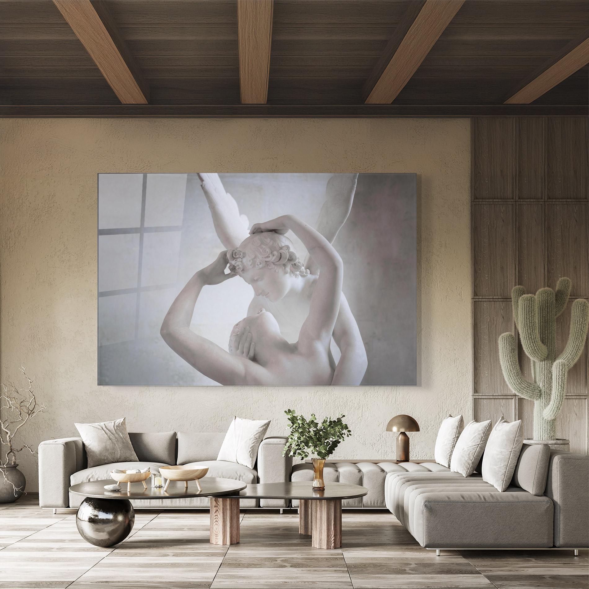 Tablou Sticla Angel Kiss mockup 8