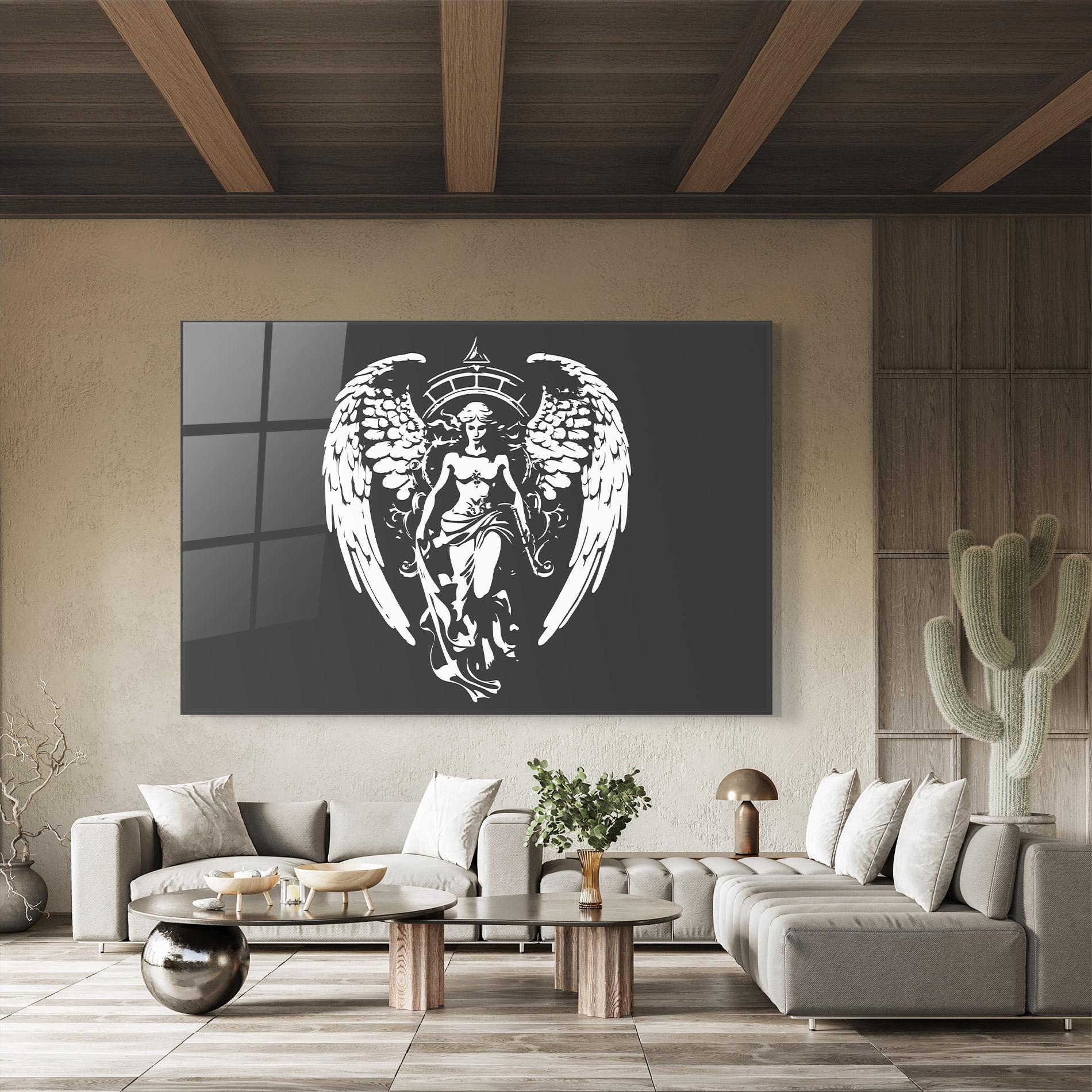 Tablou Sticla Angel Of Jewels mockup 8