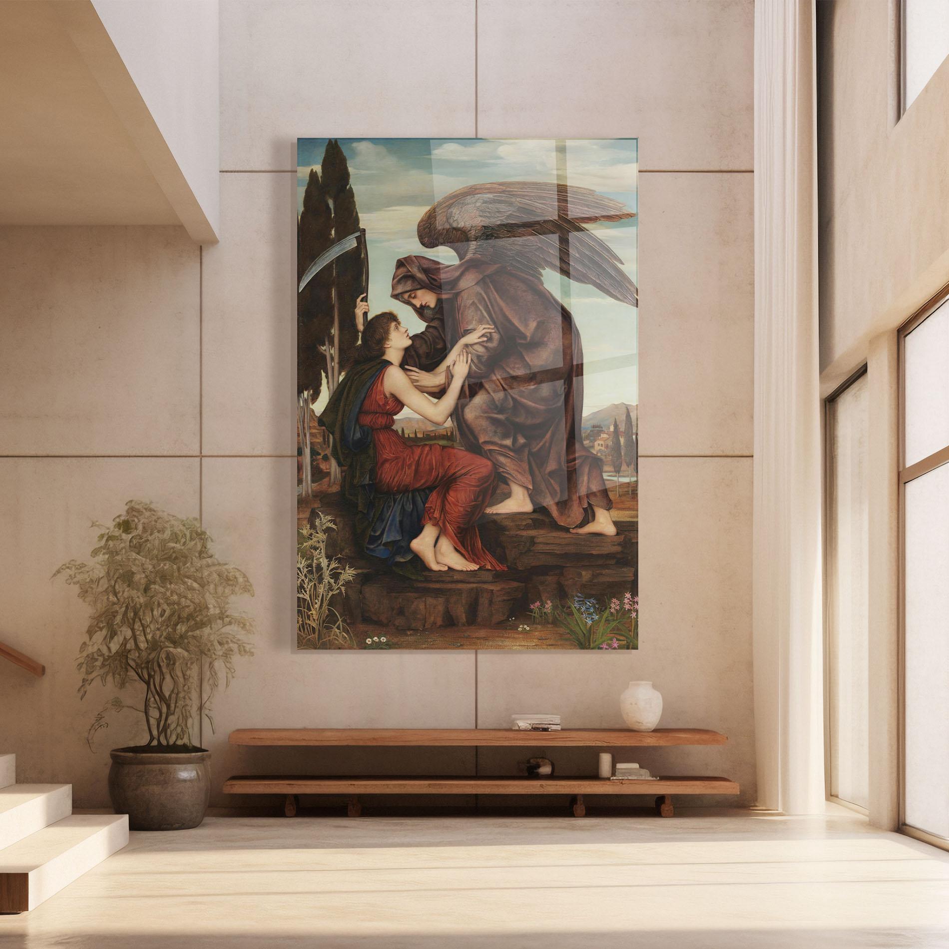 Tablou Sticla Angel Of Death mockup 8