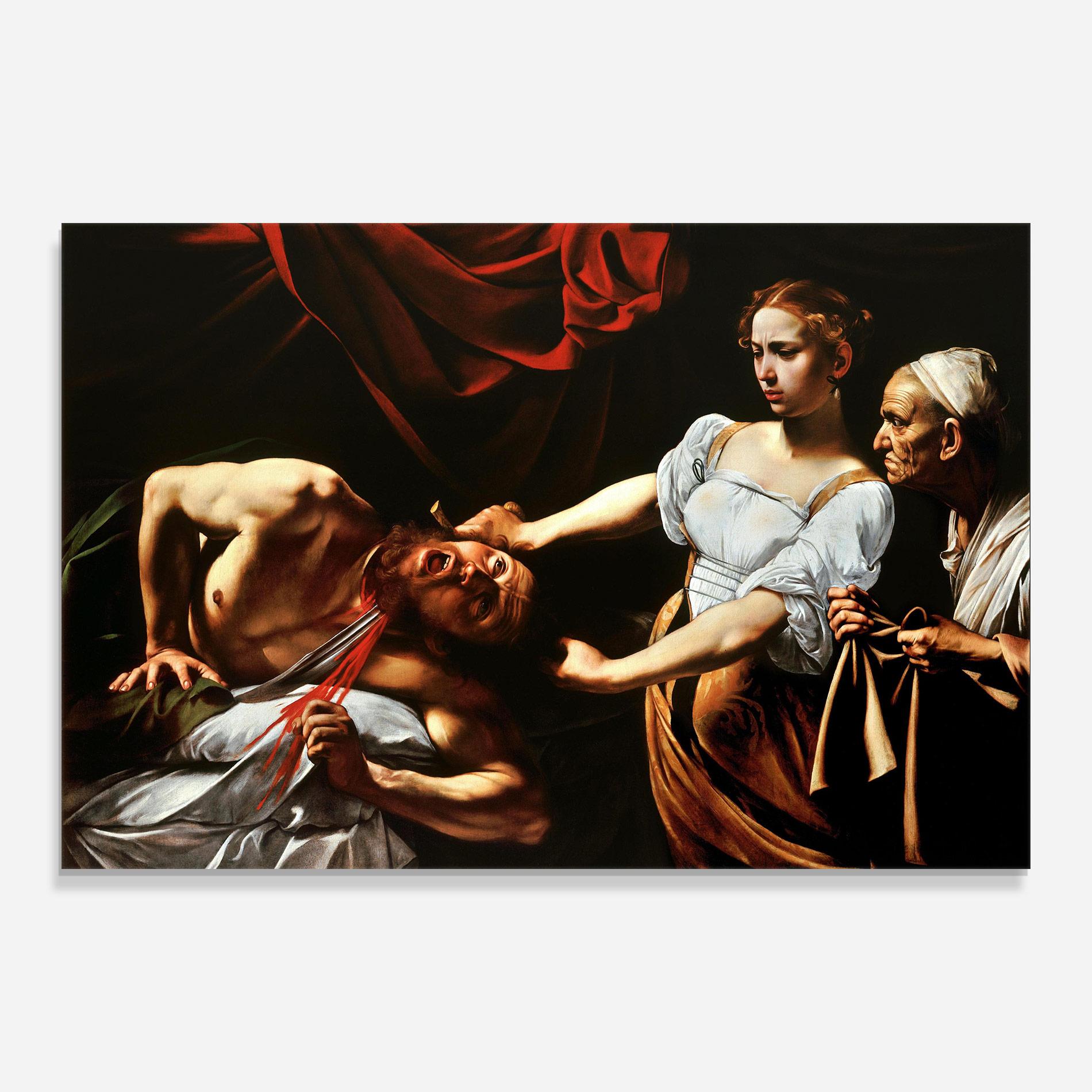 Tablou Sticla Judith Beheading mockup 0