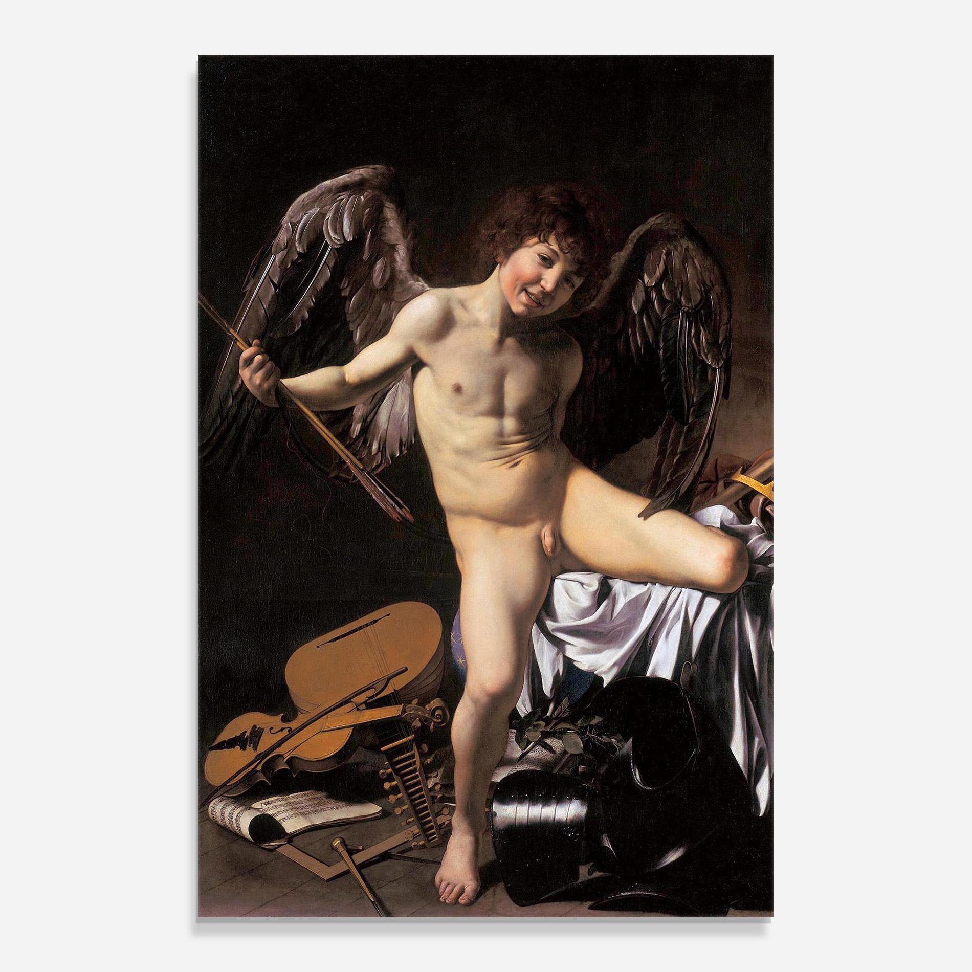 Tablou Sticla Amor Vincet Omnia mockup 0