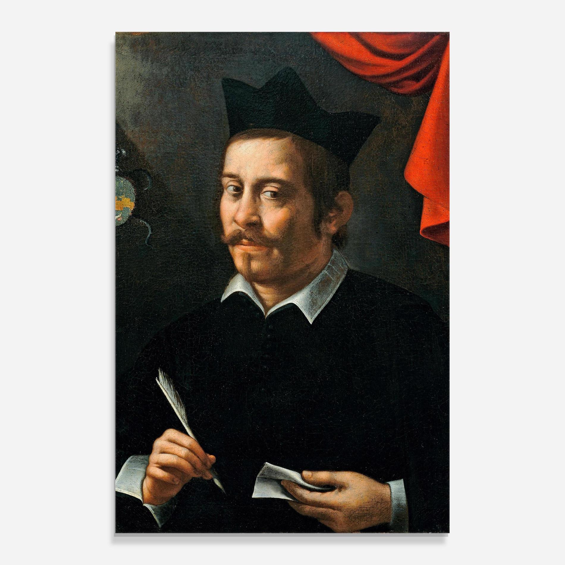 Tablou Sticla Portrait Of A Prelate mockup 0