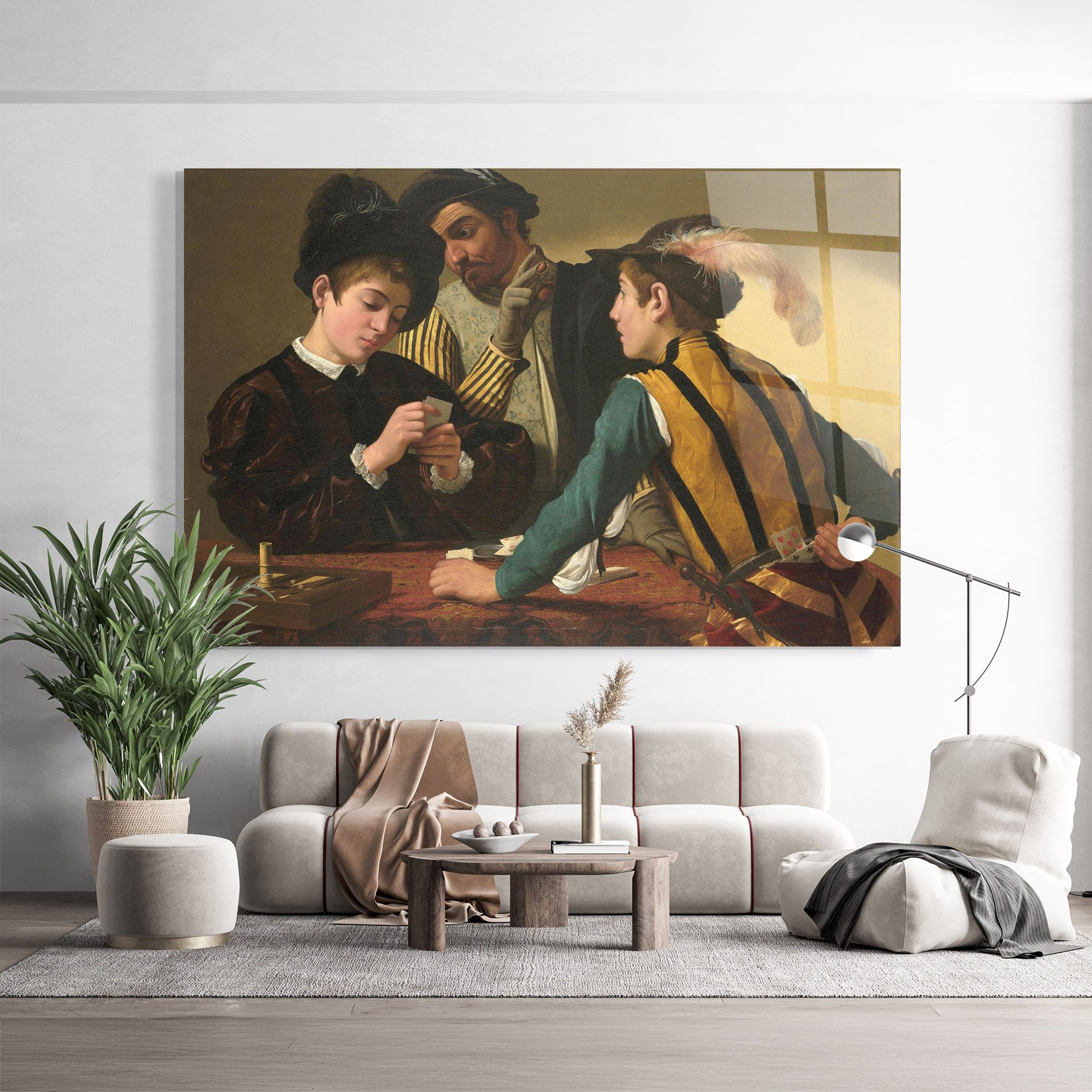 Caravaggio The Cardsharps mockup 9