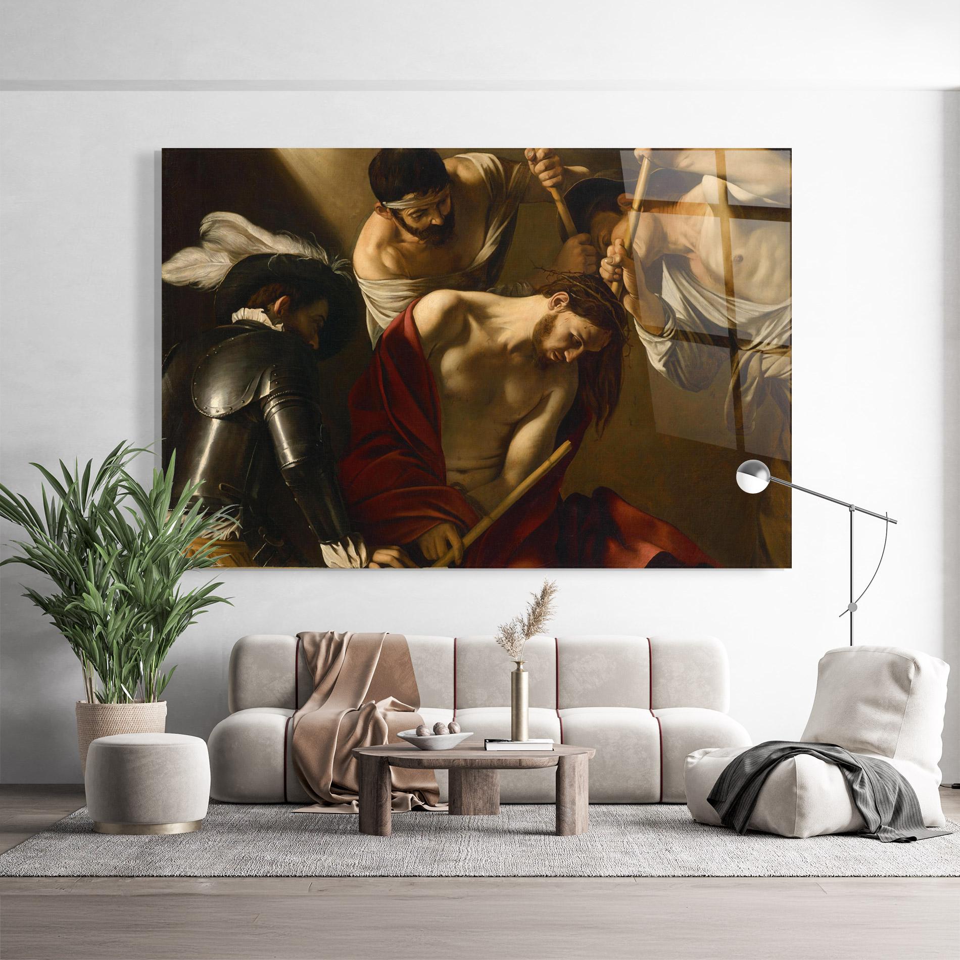 Tablou Sticla Crowning With Thorns mockup 9