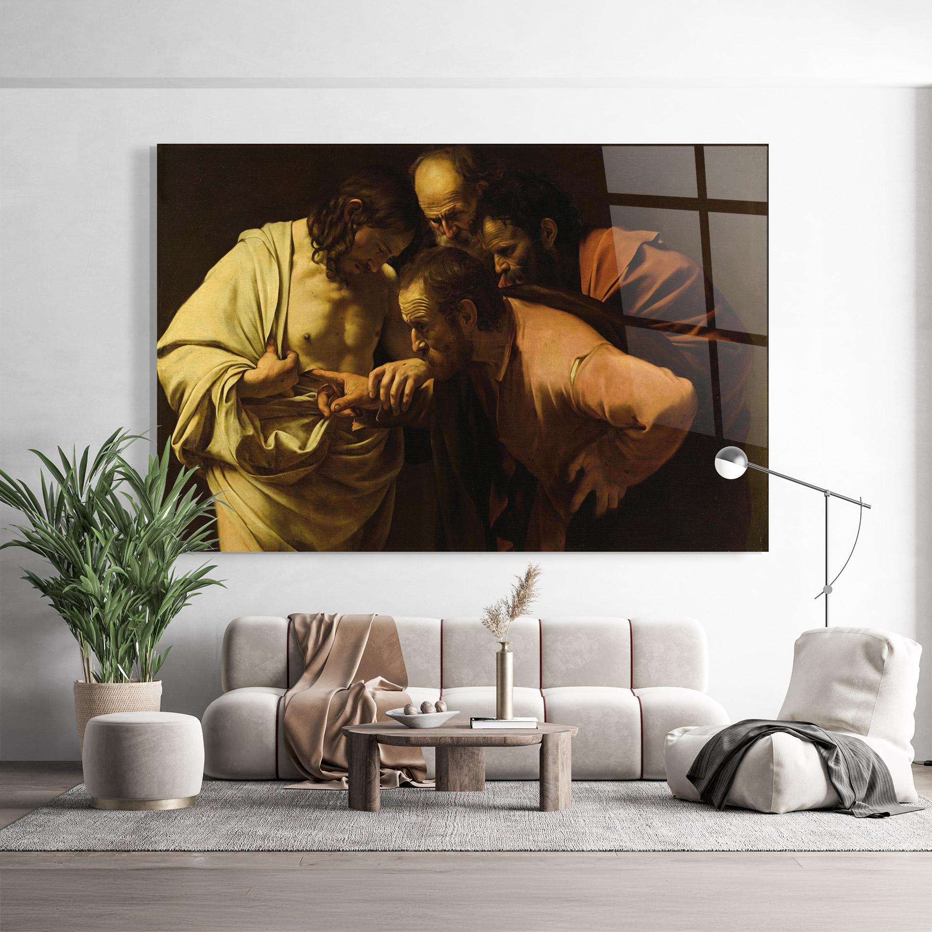 Tablou Sticla Der Unglaubige Thomas mockup 9