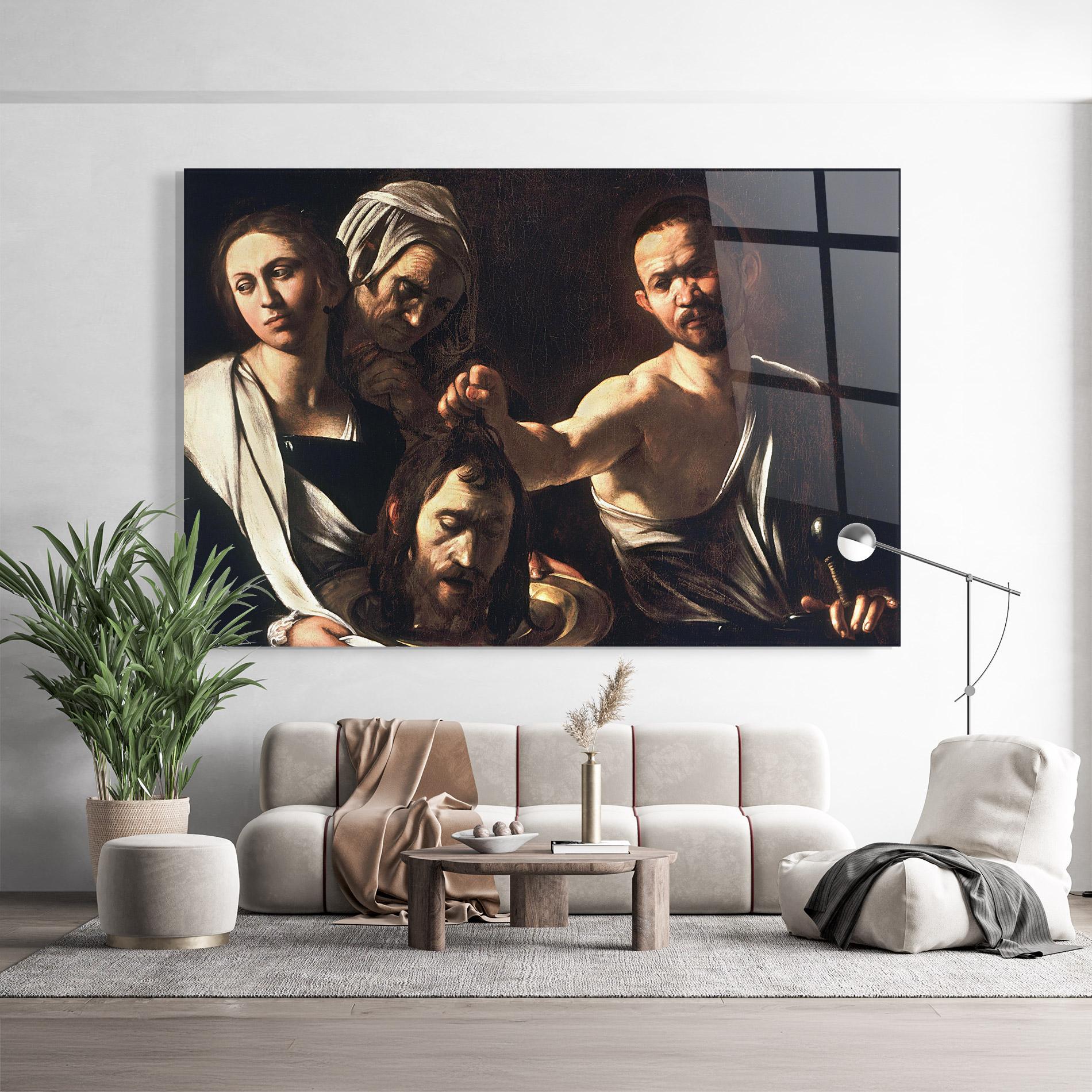 Tablou Sticla Salome With The Head Of John mockup 9