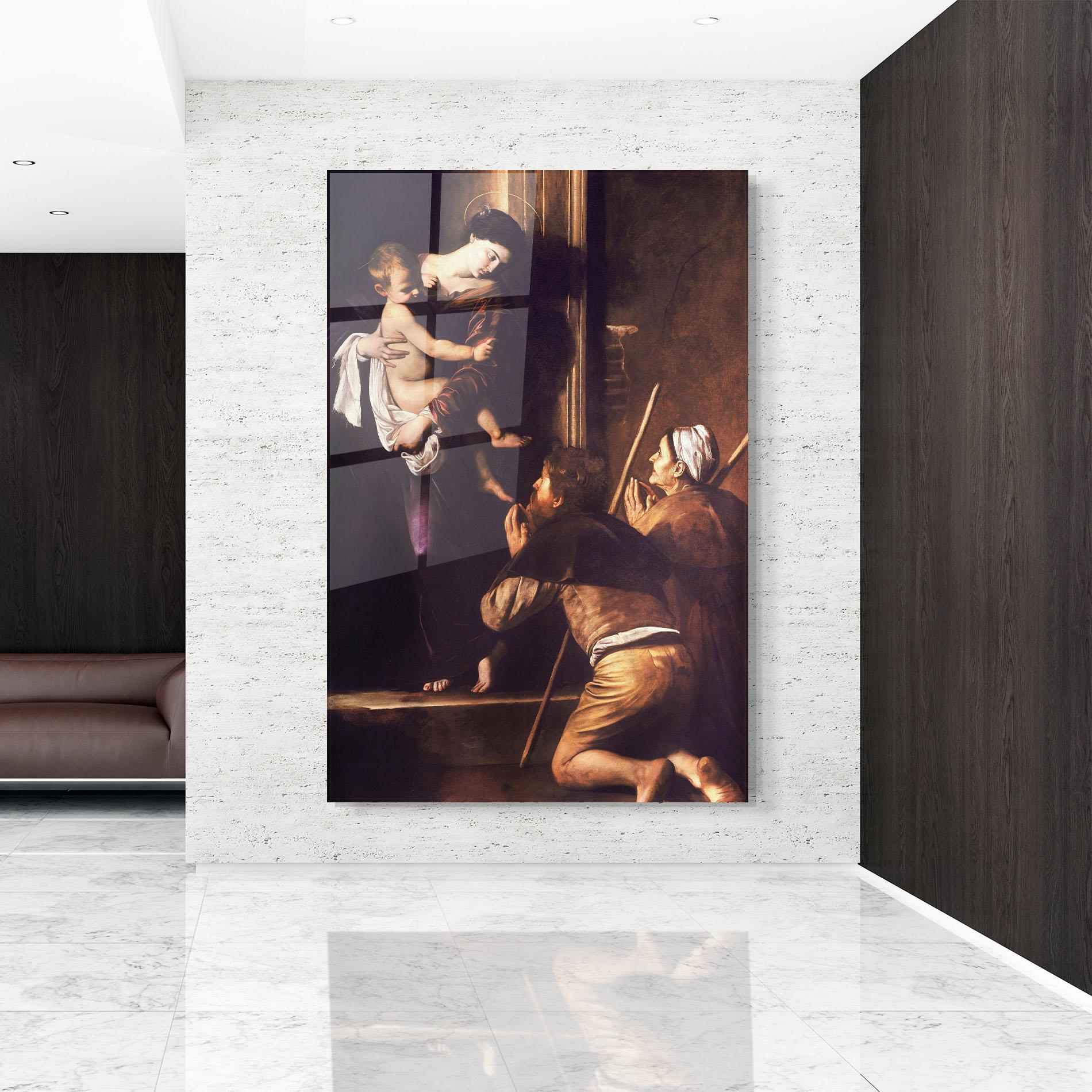 Tablou Sticla Madonna Di Loreto mockup 9
