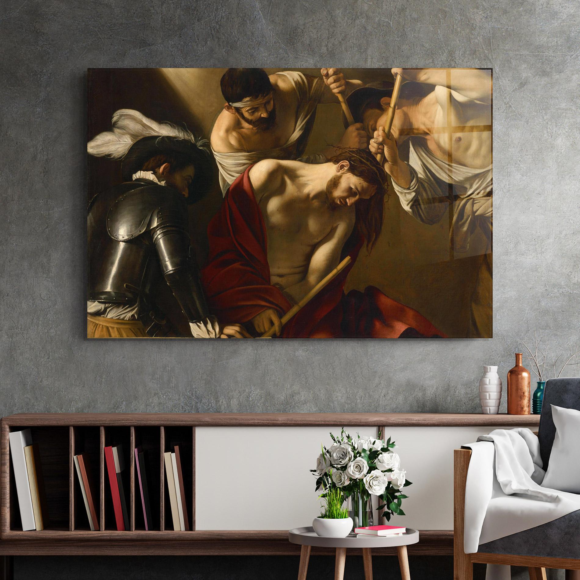 Tablou Sticla Crowning With Thorns mockup 2